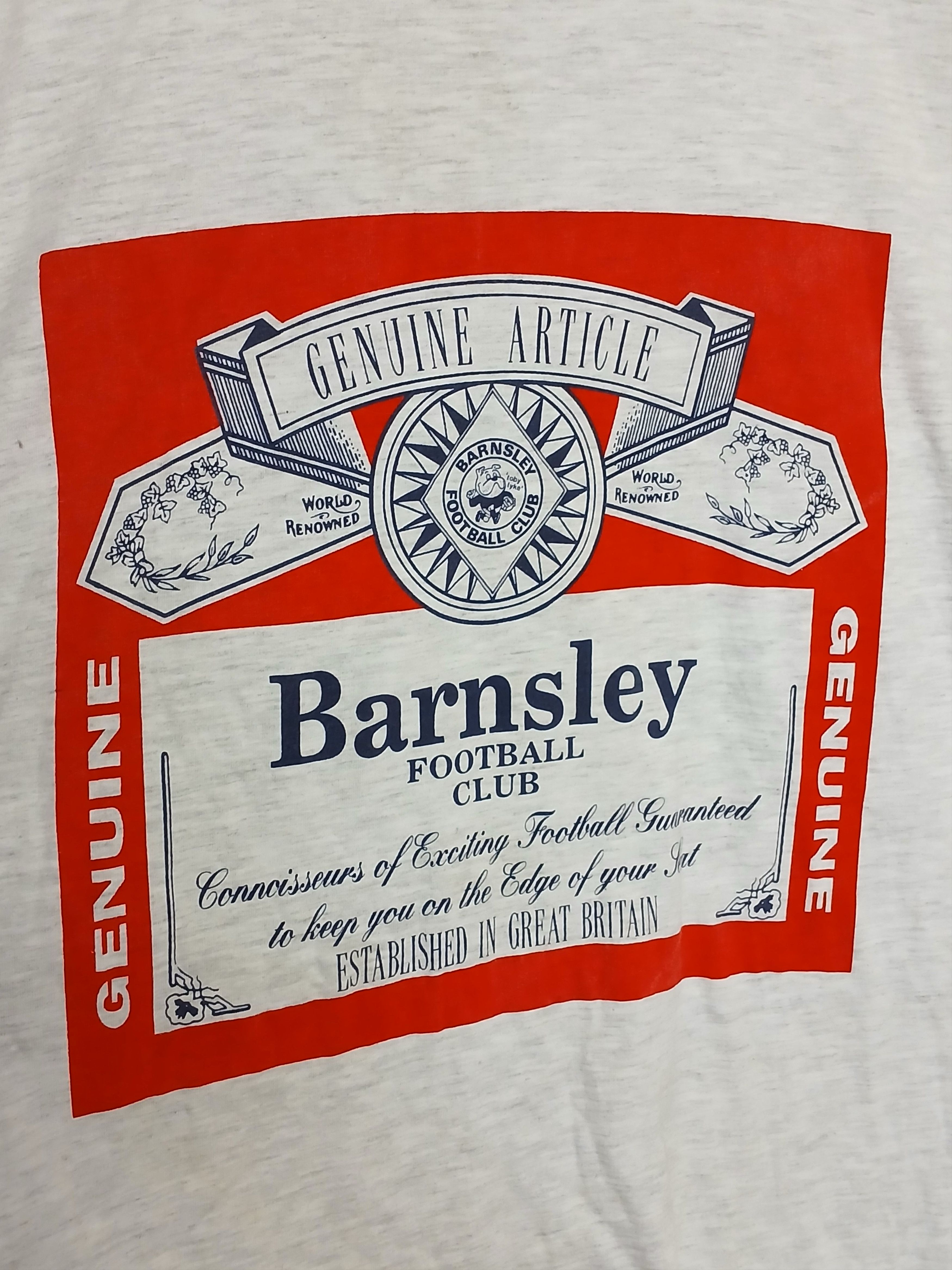 Vintage Vintage Barnsley Football T-Shirt Size US XL / EU 56 / 4 - 3 Thumbnail