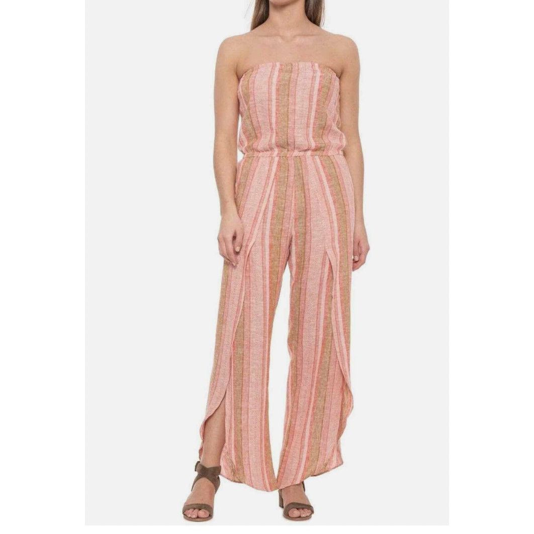 Drew Drew Emerson Strapless Split Leg Jumpsuit L Size 30" / US 8 / IT 44 - 1 Thumbnail