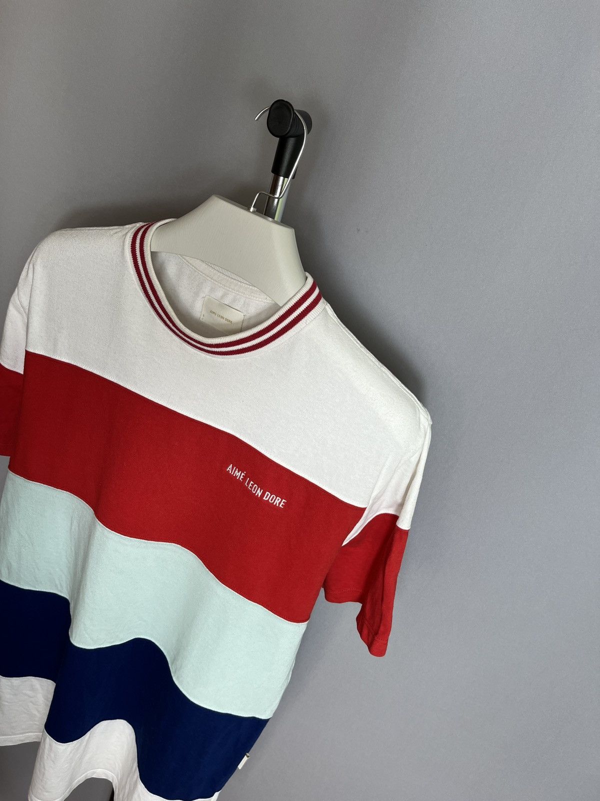 Aime Leon Dore Aime Leon Dore striped ribbed shirt mens cotton y2k casual Size US L / EU 52-54 / 3 - 5 Thumbnail