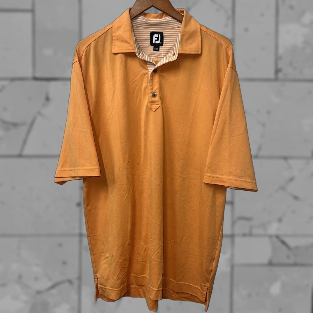 Footjoy Footjoy Polo Shirt Mens Size L Orange Size US L / EU 52-54 / 3 - 1 Thumbnail