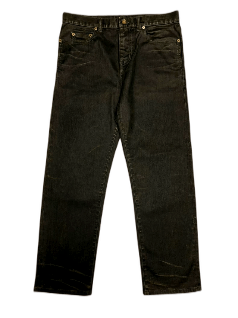 Saint Laurent Paris saint laurent black straight jeans-2507 Size US 29 - 7 Thumbnail