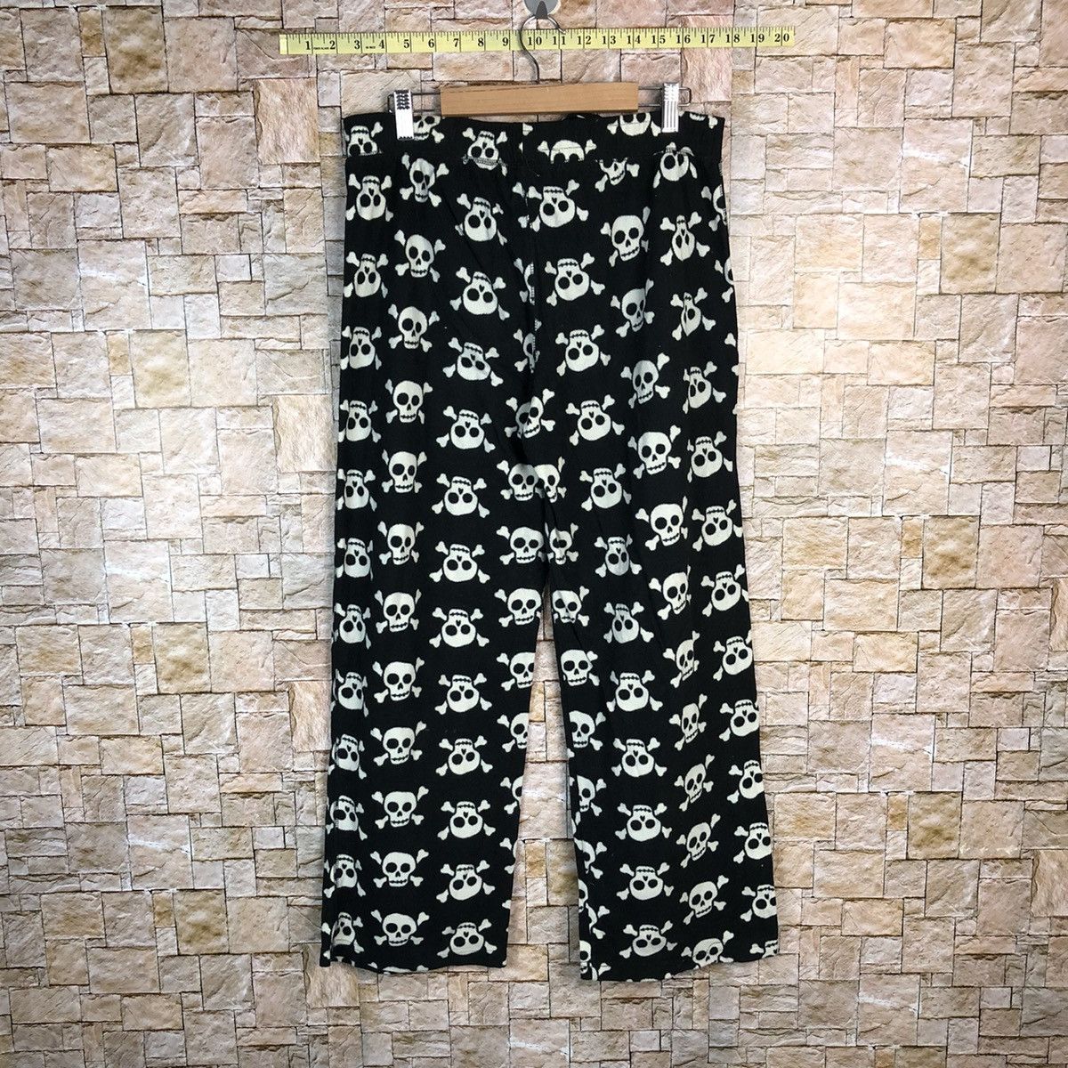 Japanese Brand Chrokee Black Skulls sleepwear Joggers Pants #A605 Size 28" / US 6 / IT 42 - 9 Thumbnail