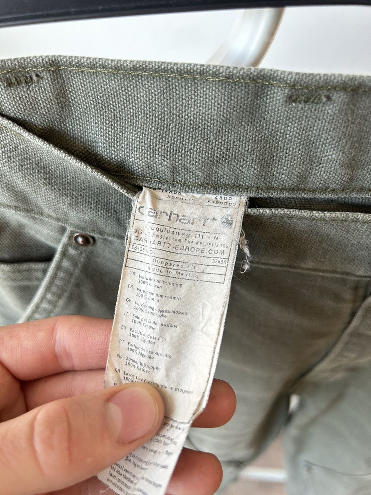 Carhartt × Vintage Distressed Carhartt Double Knee denim Size US 32 / EU 48 - 11 Thumbnail