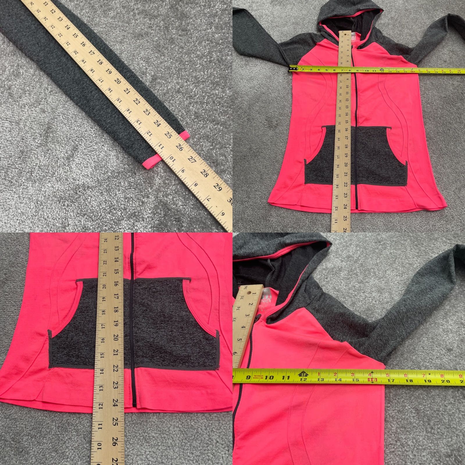 Pinko L.A Winner Full Zip Hoodie Women One Size Pink All Seasons Breathable Lightweight Hooded Active Jacket Athleisure Outdoor Sports Womens Size ONE SIZE - 8 Thumbnail