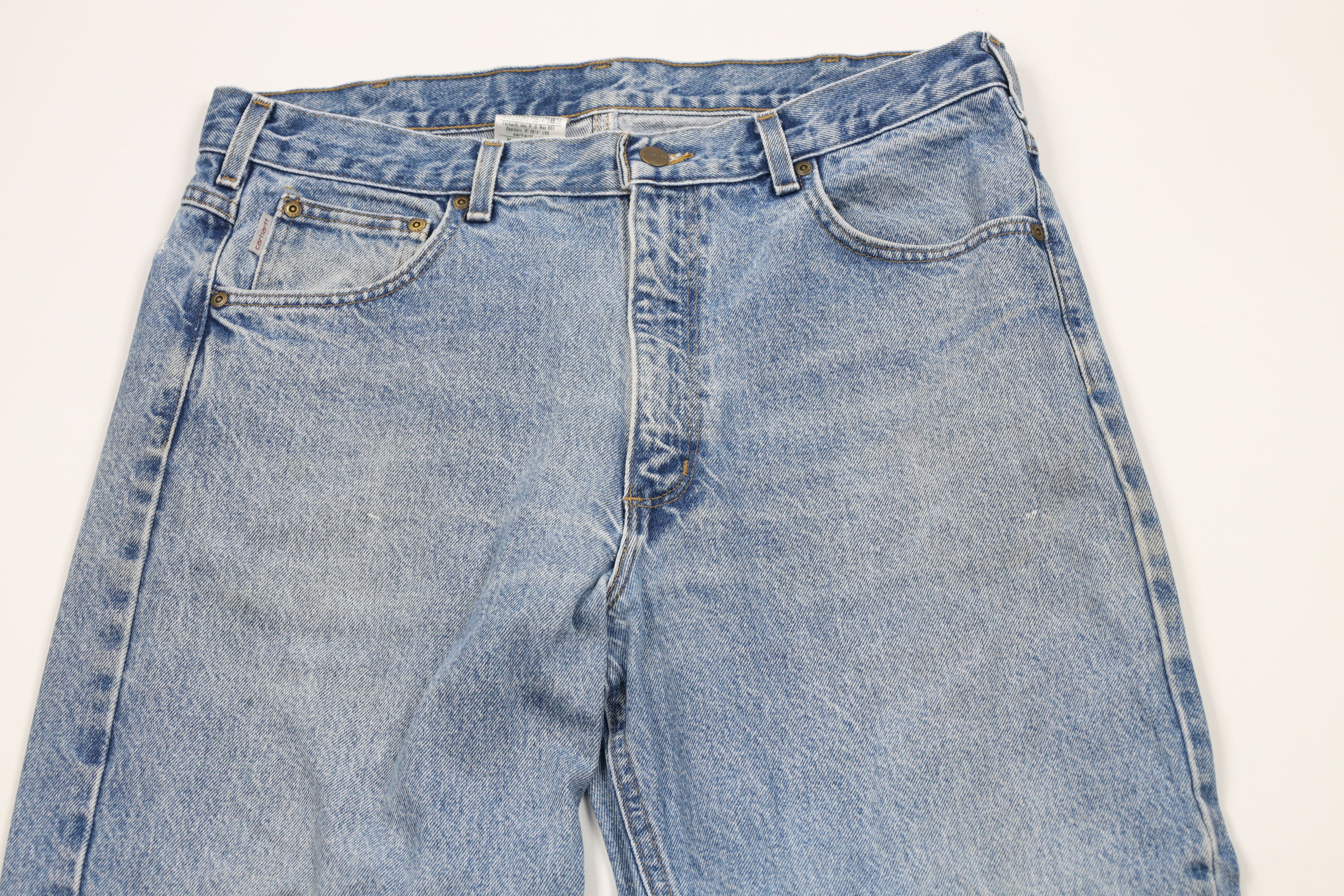 Carhartt Vintage Carhartt Spell Out Relaxed Fit Denim Jeans Blue Size US 36 / EU 52 - 2 Thumbnail