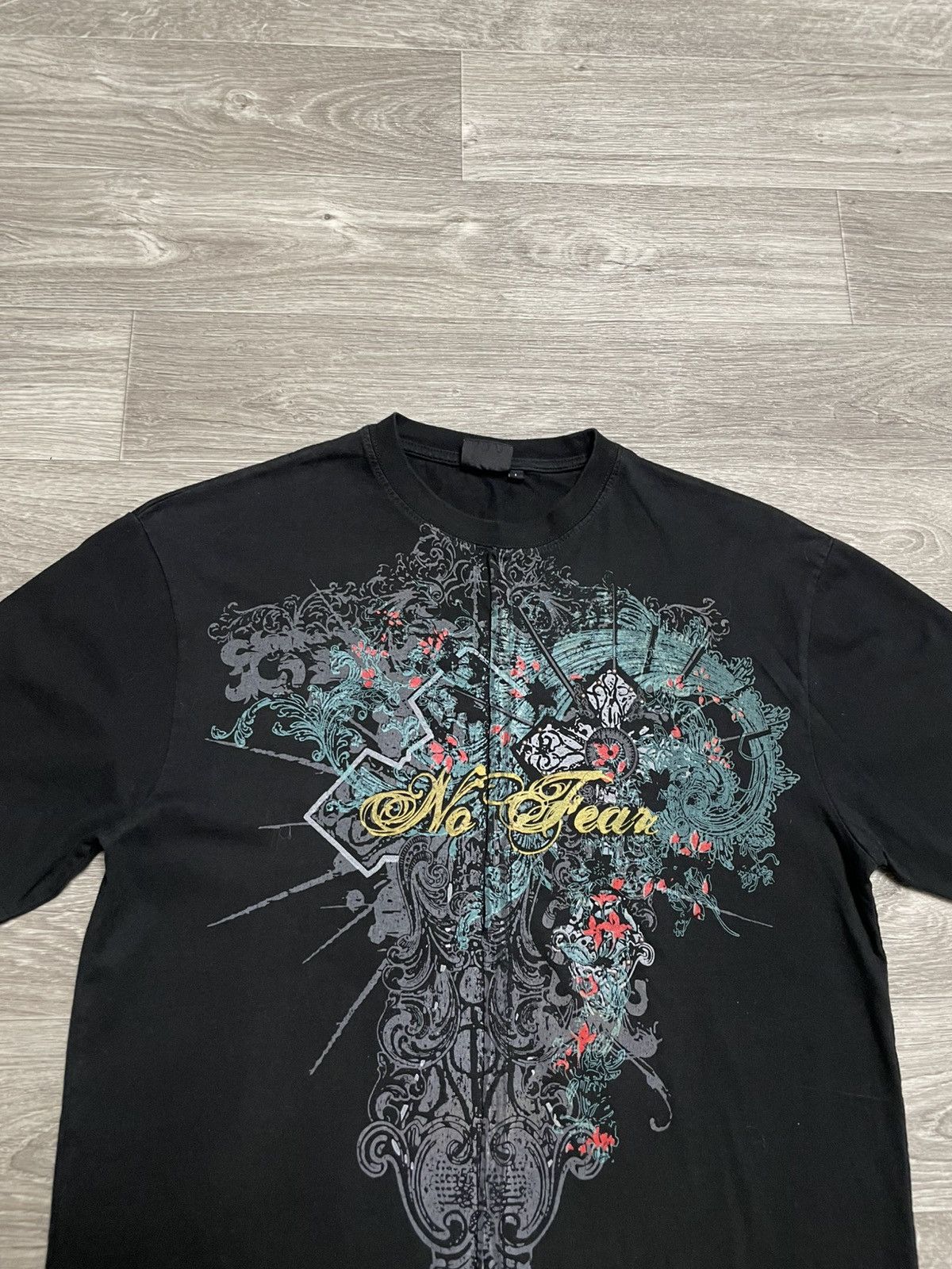 No Fear Vintage No Fear Graphic Print T-Shirt If Six Was Nine Y2K Size US L / EU 52-54 / 3 - 3 Thumbnail