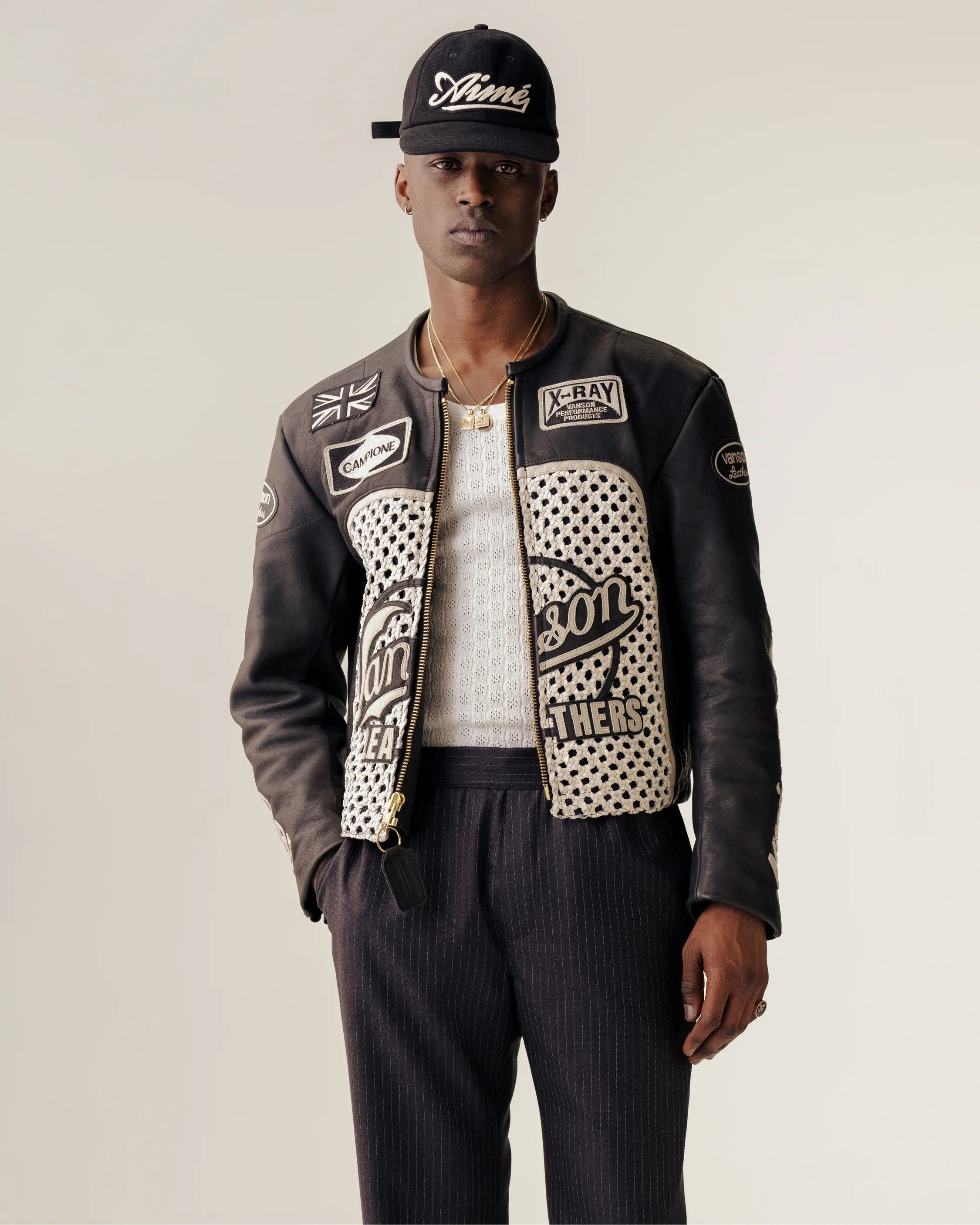 Aime Leon Dore × Vanson Leathers ALD x VANSON Raffia Leather Jacket Size US L / EU 52-54 / 3 - 3 Thumbnail