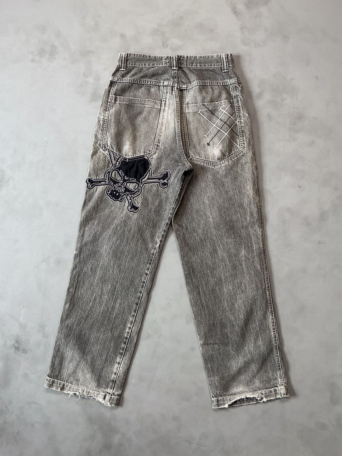 Other Vintage hip hop embroidered denim Size US 30 / EU 46 - 1 Thumbnail