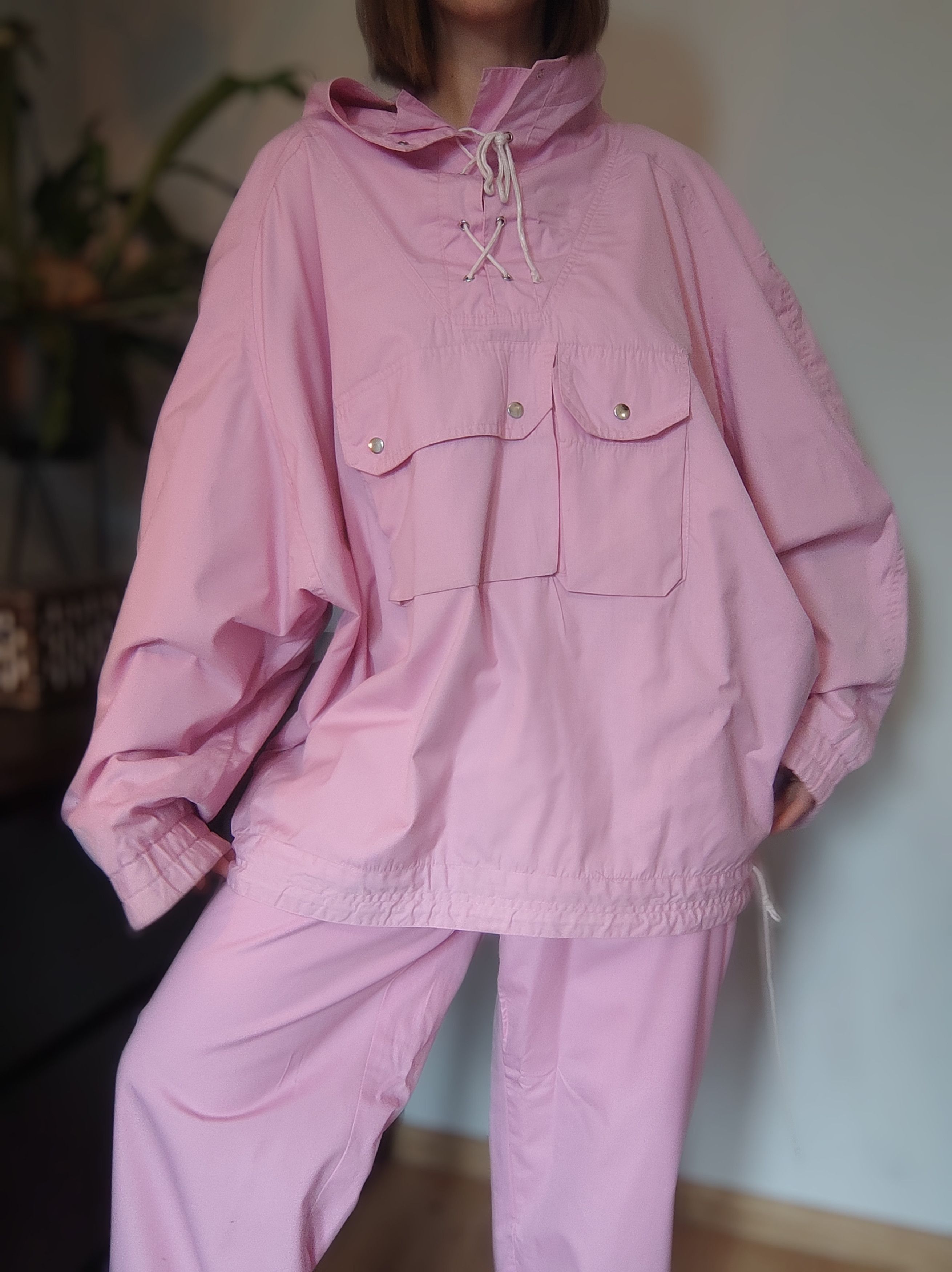 H&M Vintage H&M PULS Skiing Active Sportswear Set – Pink 2-Piece Size XL / US 12-14 / IT 48-50 - 2 Thumbnail