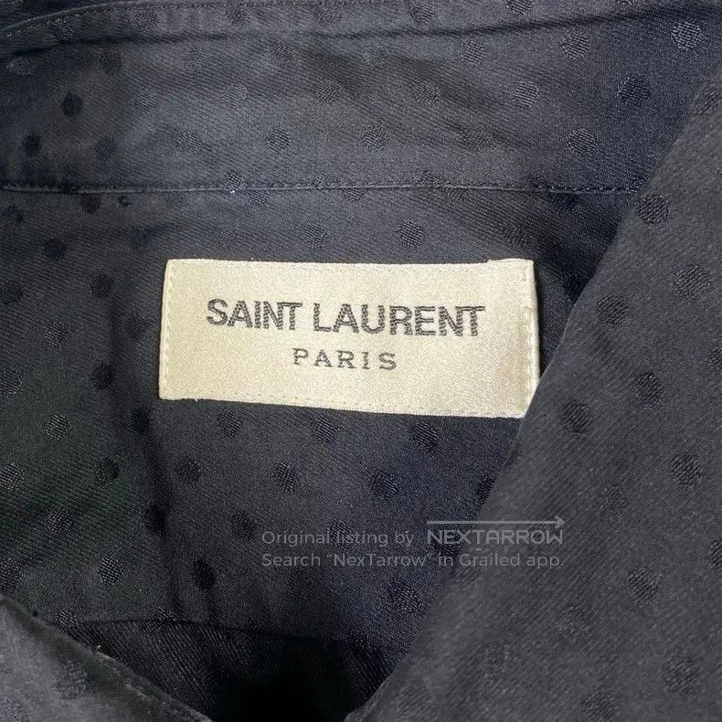 Other Saint Laurent SLP Silk Polka Dot Black Shirt. Size US L / EU 52-54 / 3 - 4 Thumbnail