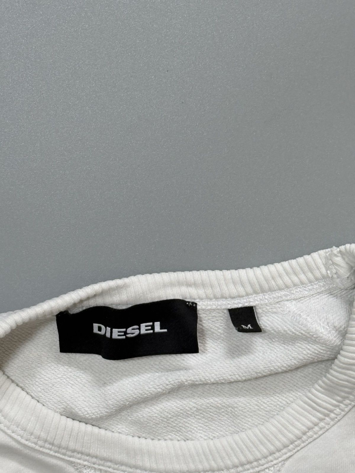 Diesel Diesel Avant-Garde White Sweatshirt Size US M / EU 48-50 / 2 - 3 Thumbnail