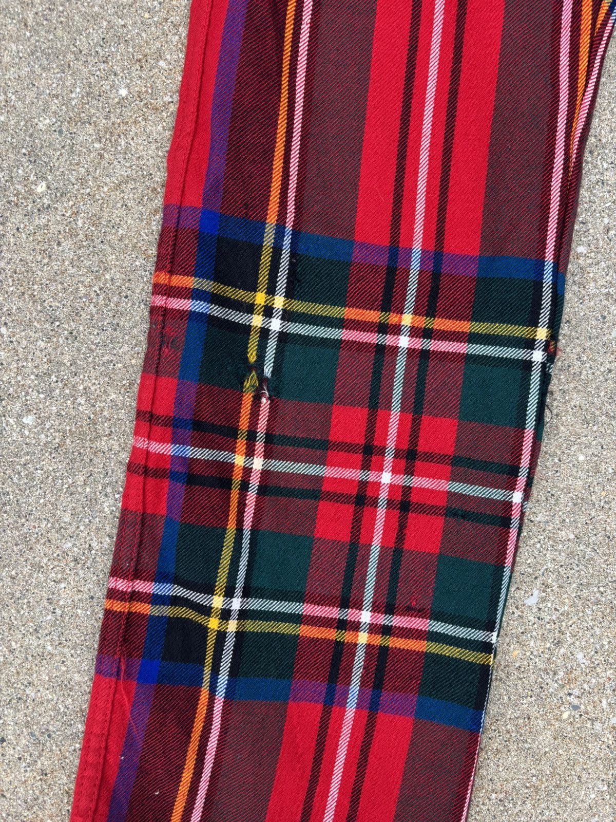 Comme des Garcons Homme Plus AD2000 Tartan Plaid Pants Size US 30 / EU 46 - 3 Thumbnail