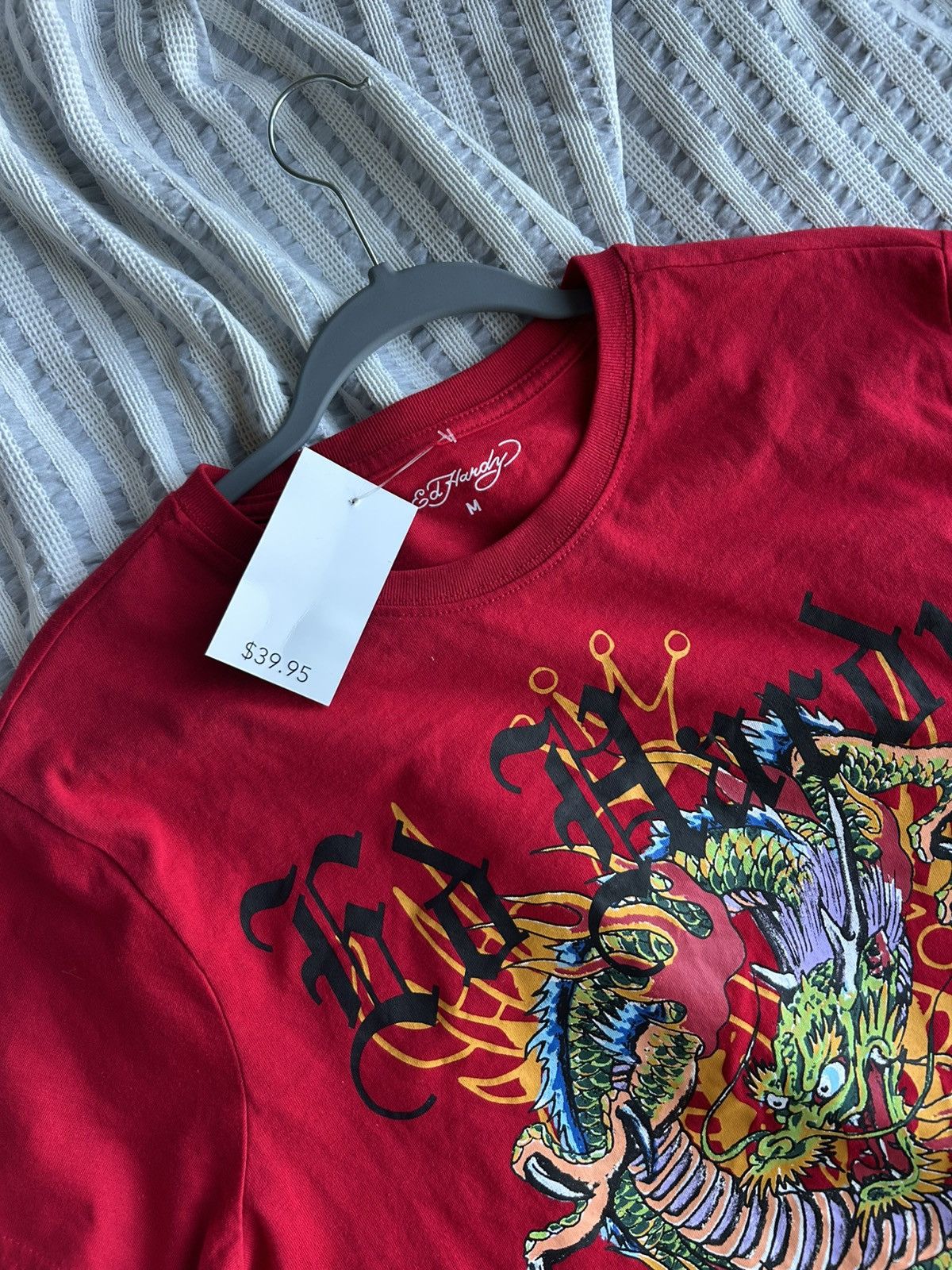 Ed Hardy Ed Hardy Dragon Graphic Tee (Red) – Size M Size US M / EU 48-50 / 2 - 2 Thumbnail