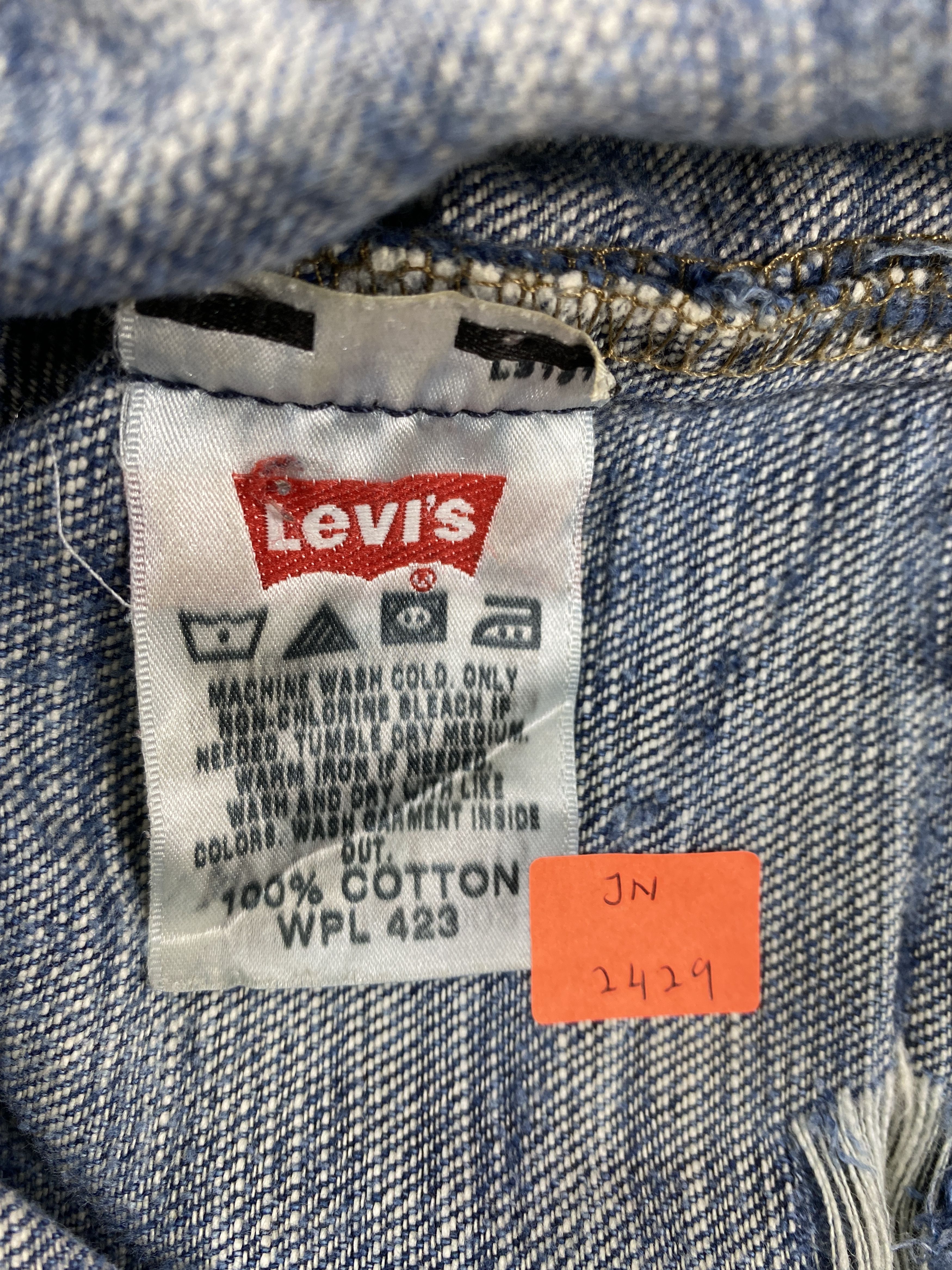 Levi's Distressed Blue Vintage Levi's 501 Jeans 37x30 Denim -JN2429 Size US 37 - 9 Thumbnail