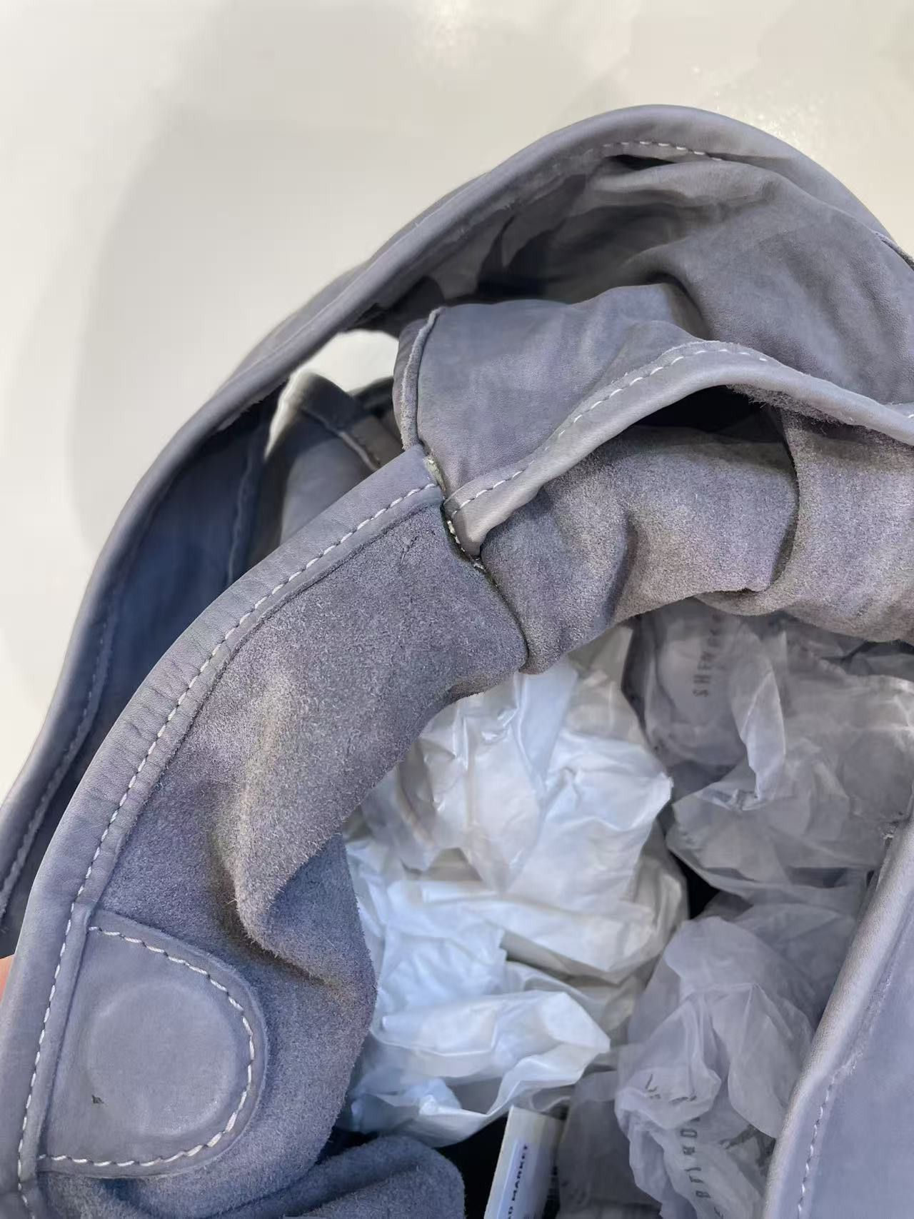 Guidi GUIDI CA02 Horse Leather Grey HOBO Bag Size ONE SIZE - 8 Thumbnail