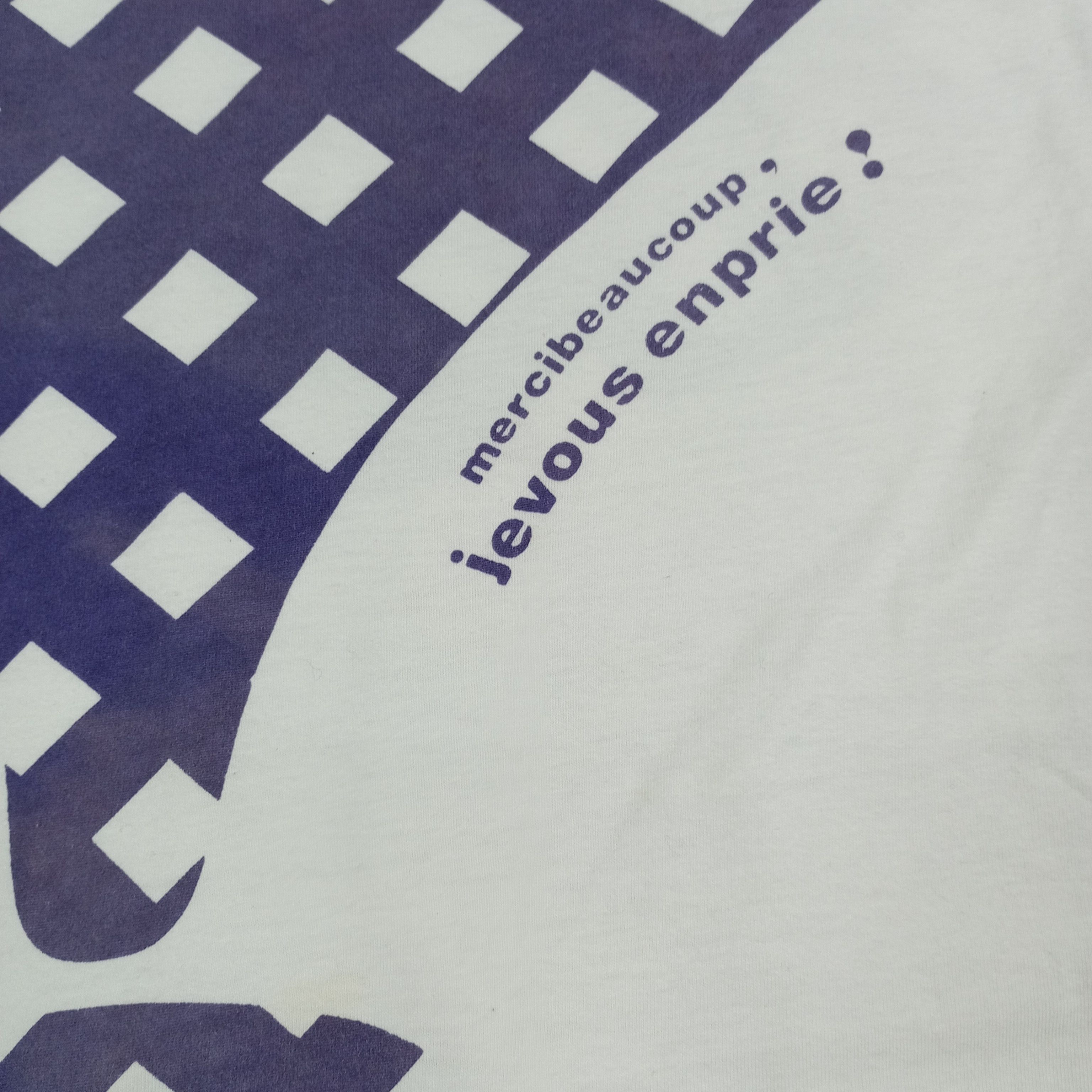 Issey Miyake Mercibeaucoup Jevous Enprie Japanese Designer Brand Tshirt Size XXL / US 16-18 / IT 52-54 - 6 Thumbnail