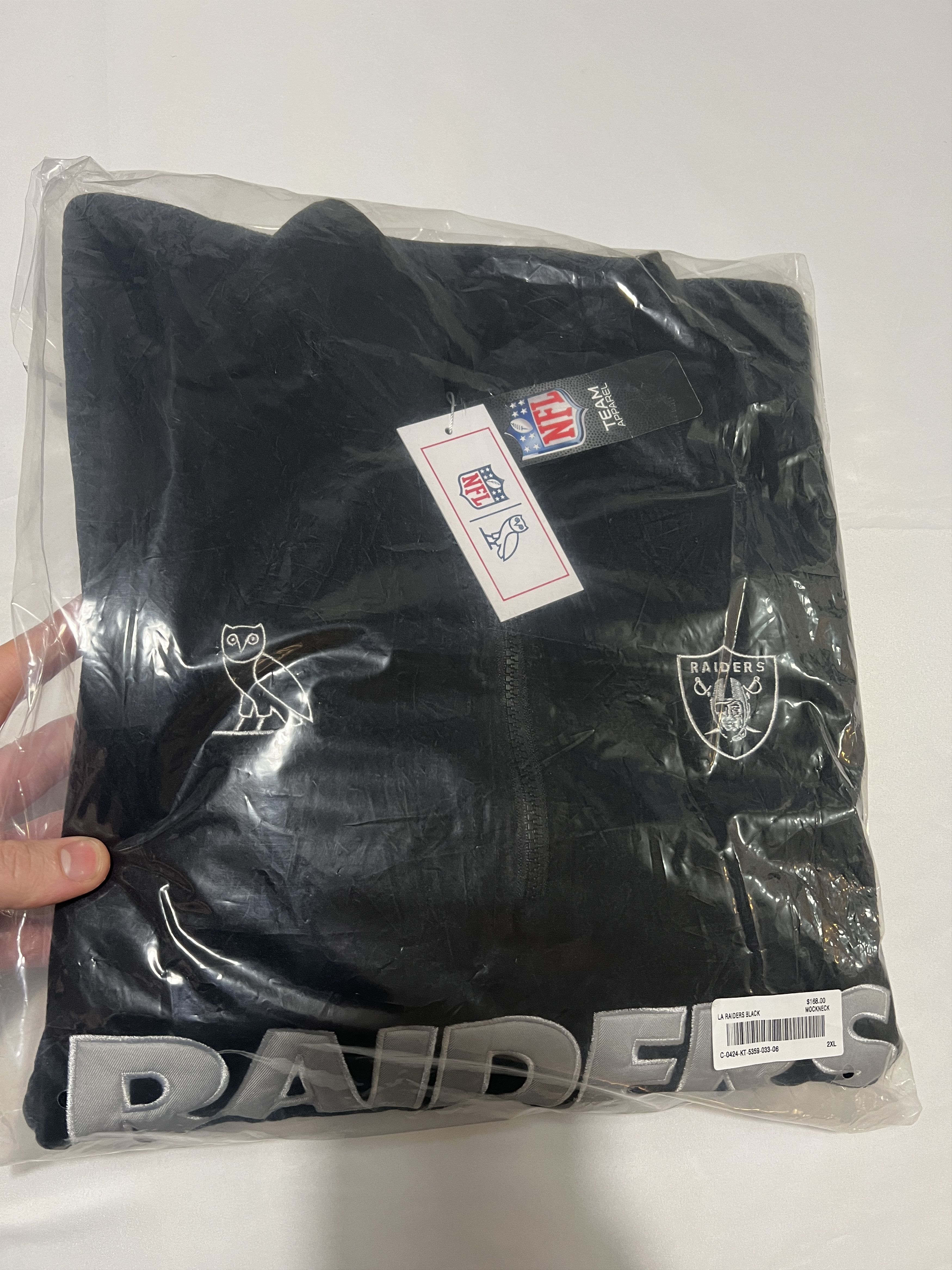 NFL OVO x NFL x Polartec RAIDERS MOCK NECK QUARTER-ZIP FLEECE Size US XXL / EU 58 / 5 - 3 Thumbnail