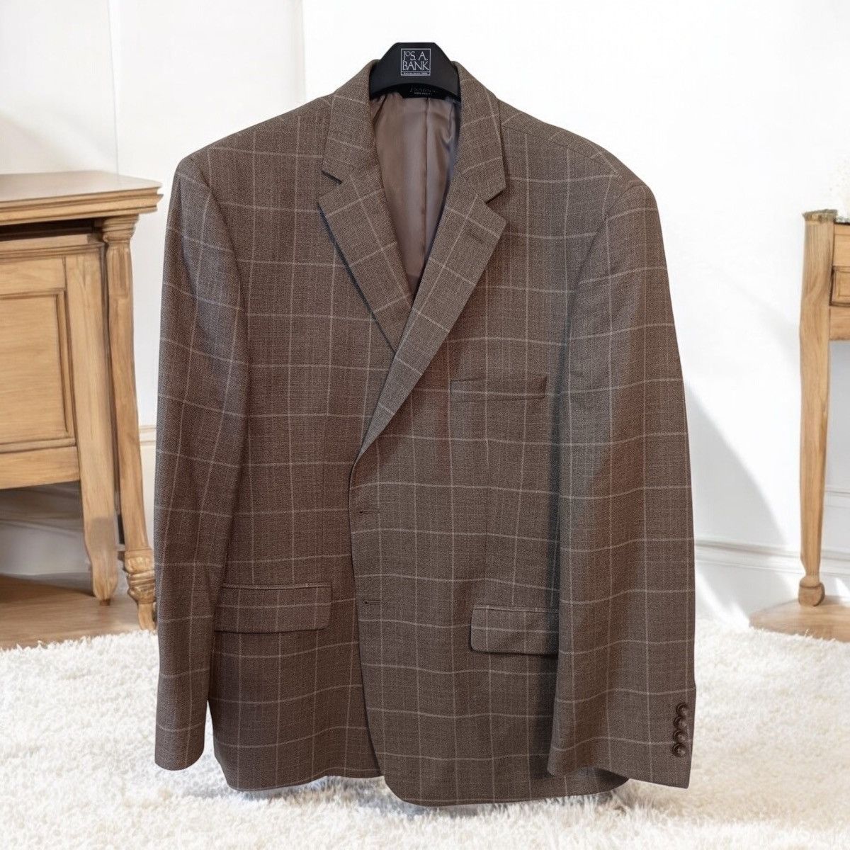 Jos. A. Bank Jos A Bank Blazer Sport Coat 48R Mens Signature Tailored Fit Size 48R - 1 Thumbnail