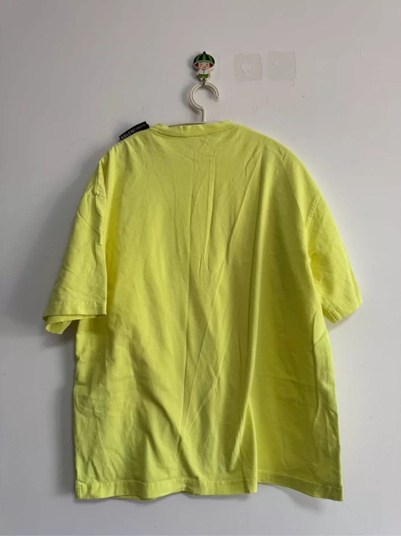 Balenciaga Balenciaga Neon Green Short Sleeve T-Shirt, Size S Size US S / EU 44-46 / 1 - 2 Thumbnail