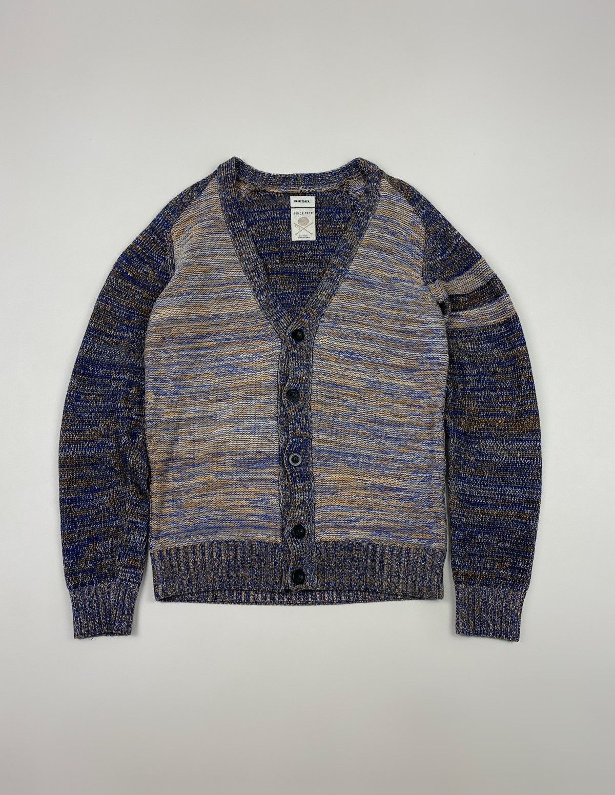 Diesel Diesel Superior Quality Knit Multicolor Cardigan Sweater Size US M / EU 48-50 / 2 - 1 Thumbnail