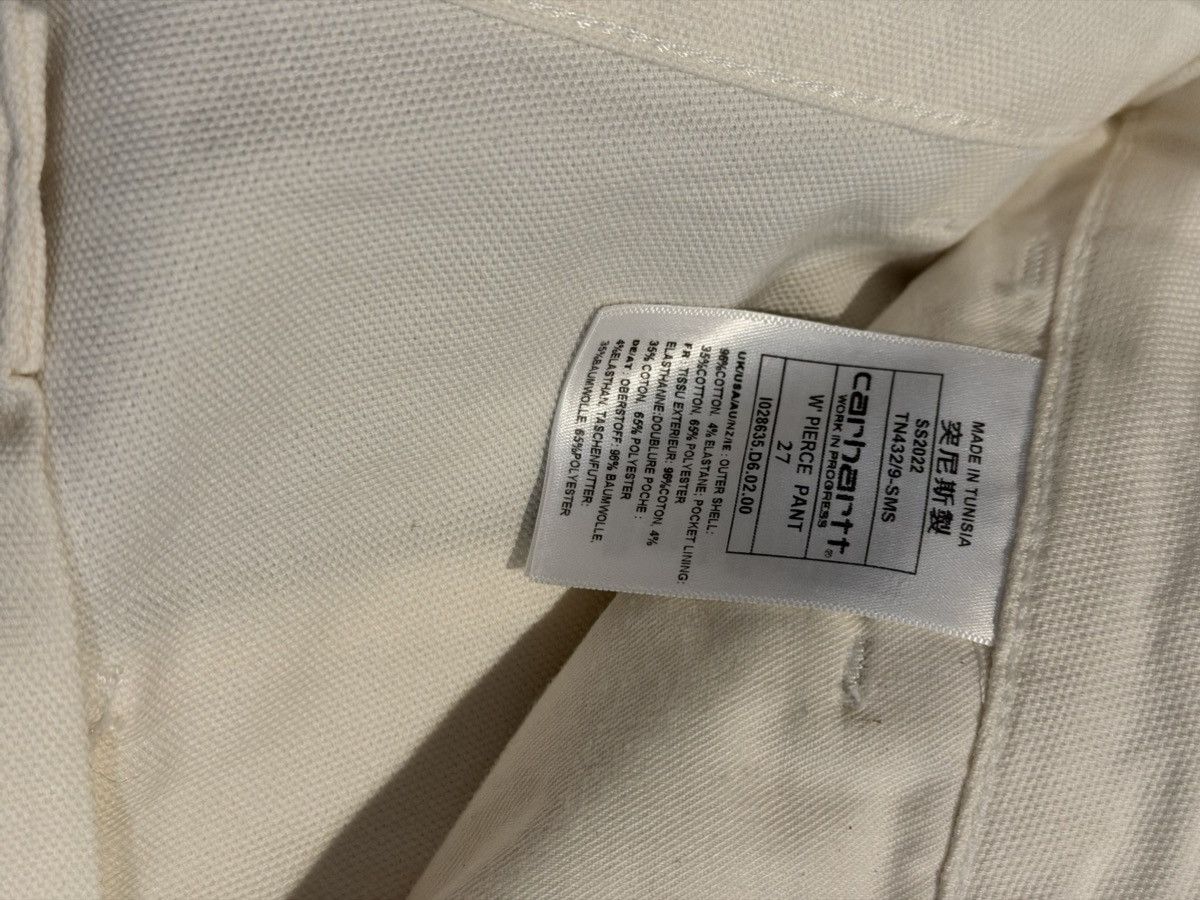 Carhartt Wip Women’s Carhartt WIP Pierce Pant Canvas Size 27 NEW Size 27" / US 4 / IT 40 - 6 Thumbnail
