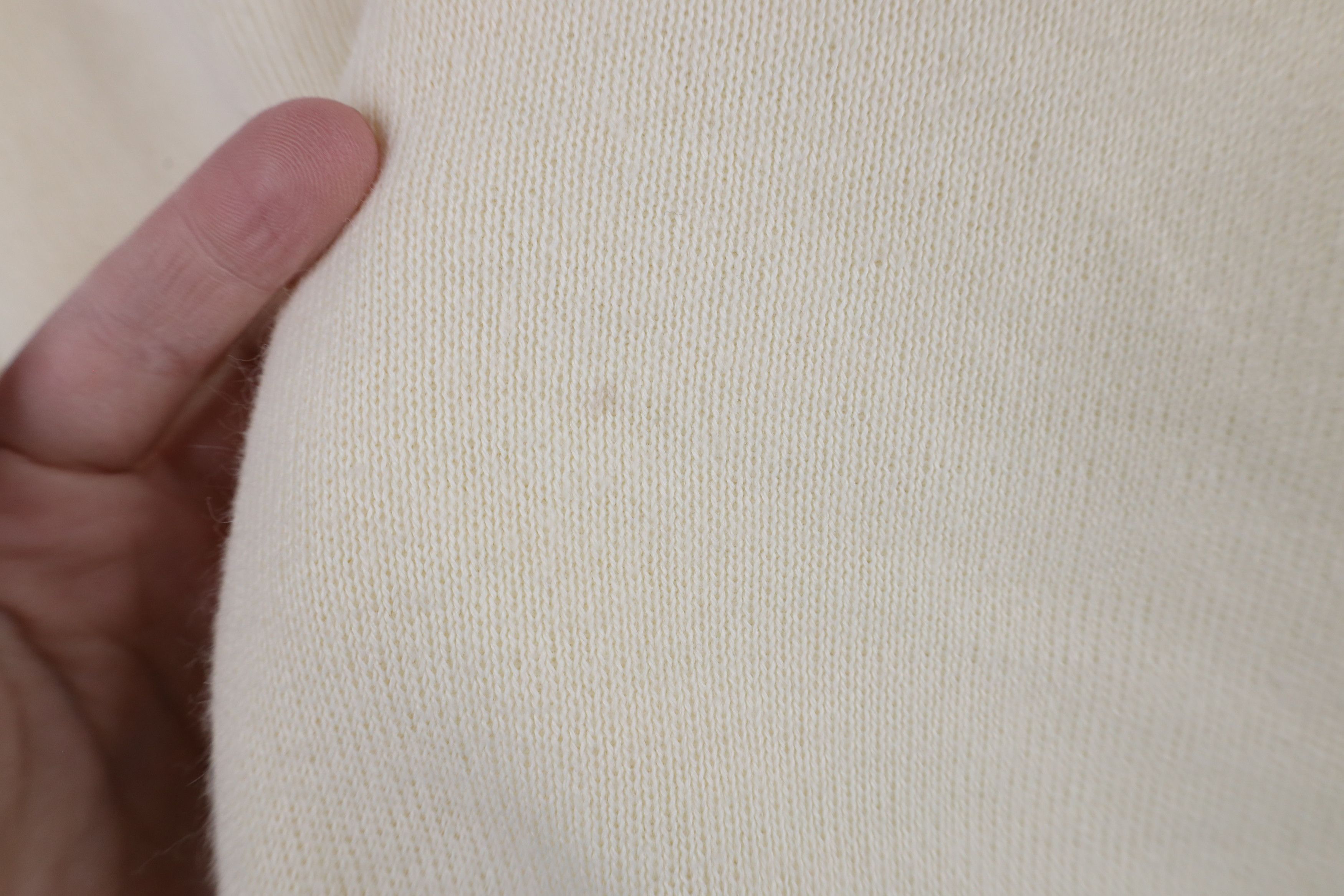 Vintage Vintage 70s Streetwear Feed Farmer Knit Sweater Cream USA Size L / US 10 / IT 46 - 5 Thumbnail