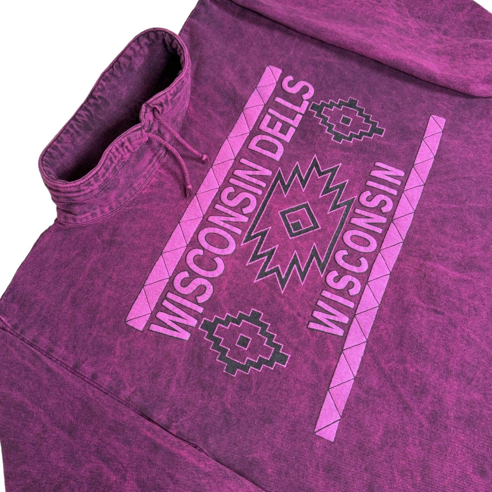 Vintage VINTAGE Wisconsin Dells Phoenix Sportswear Sweatshirt - Pink - 1/4 Zip - S/M - Womens - 90s Size S / US 4 / IT 40 - 3 Thumbnail