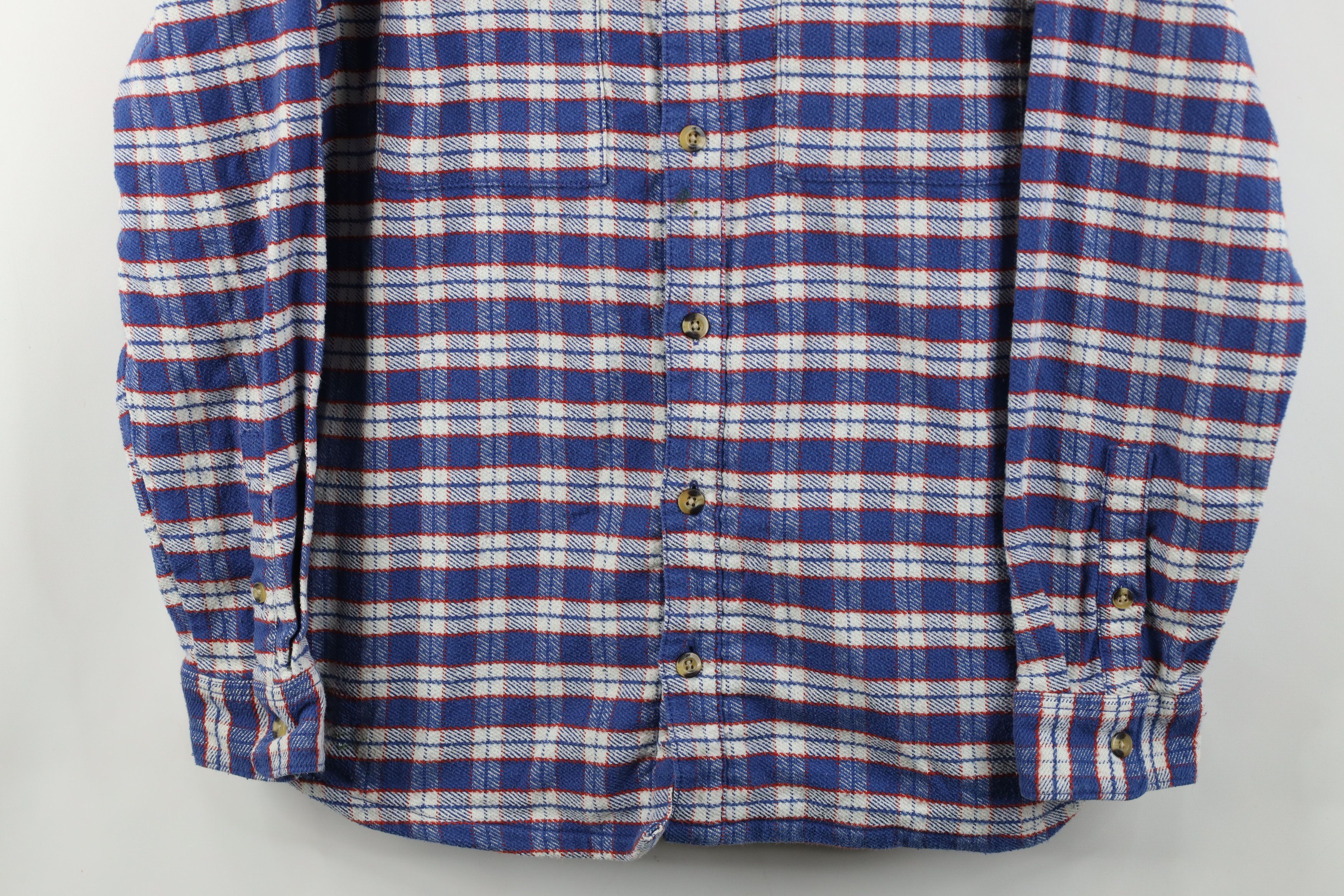 Lee Vintage 90s Y2K Lee Workwear Flannel Shirt Jacket Plaid Size US L / EU 52-54 / 3 - 3 Thumbnail
