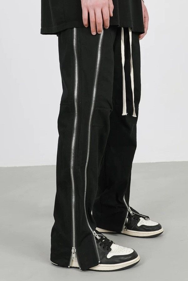 Japanese Brand × Vintage Avant garde grunge y2k drawstring zip punk pants Size US 30 / EU 46 - 6 Thumbnail