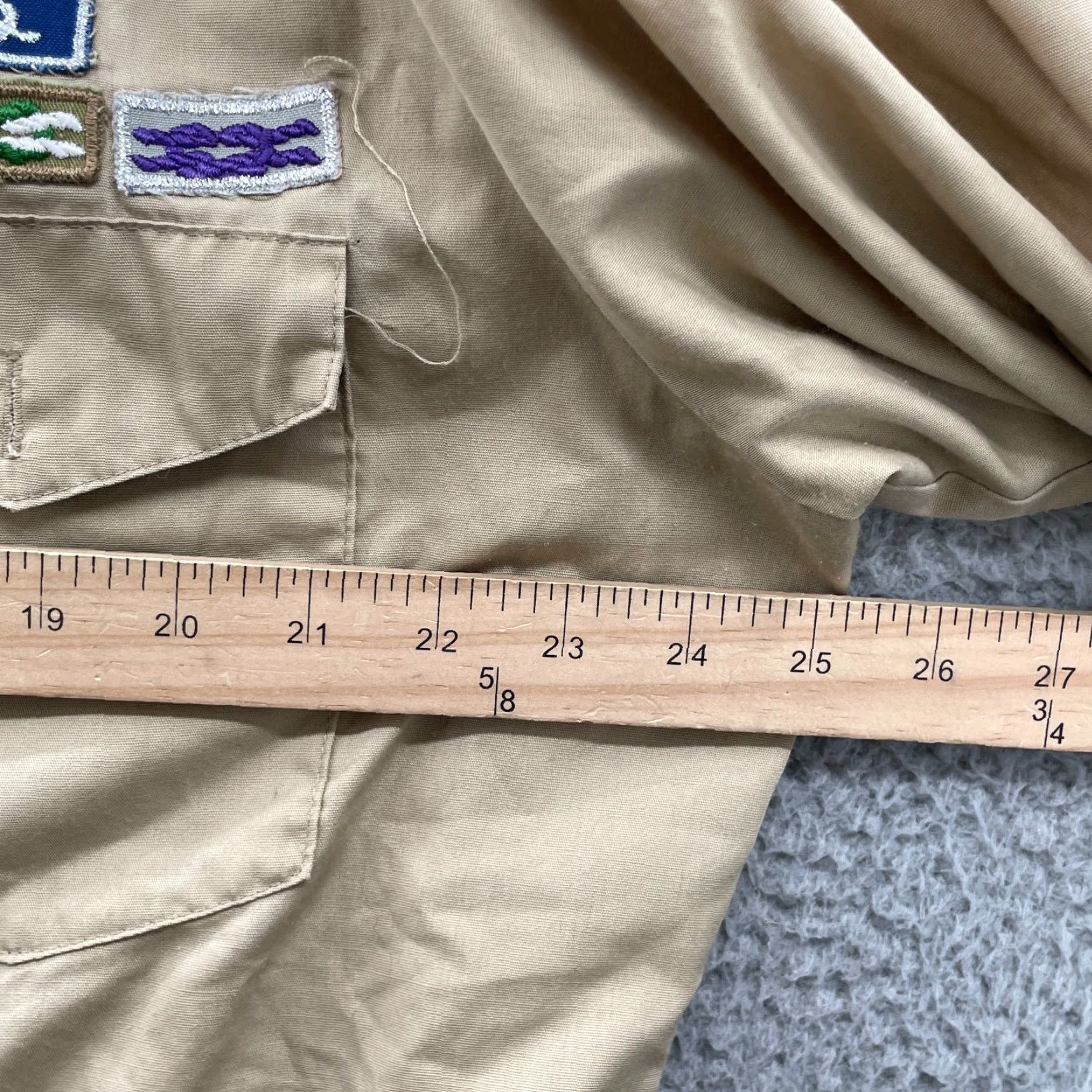 Vintage VINTAGE Boy Scouts of America Shirt Mens XL Brown Patches Embroidered BSA Gorp Size US XL / EU 56 / 4 - 7 Thumbnail