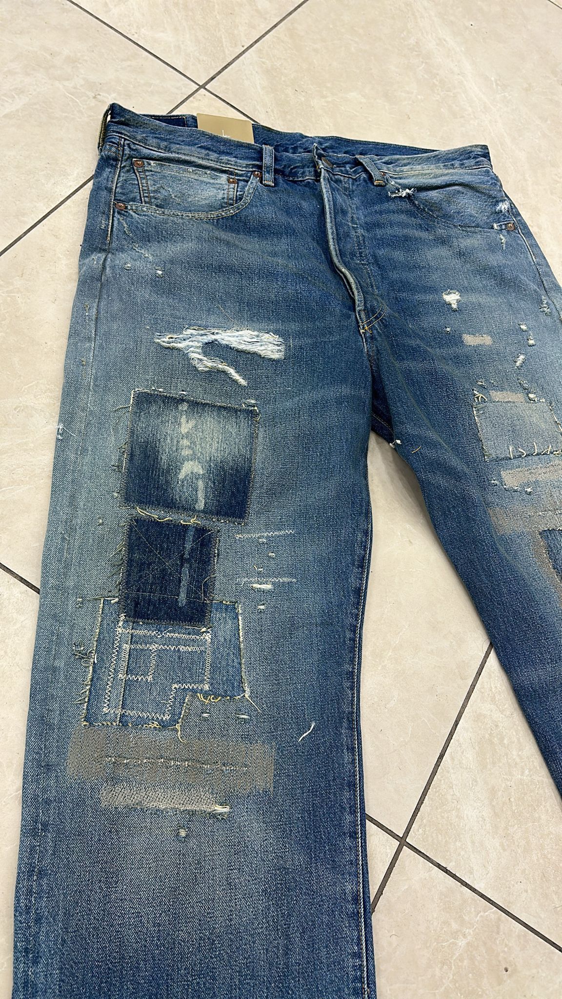 Levi's Vintage Clothing LVC Levi's Vintage Clothing 1955 501XX BigE Selvedge Jeans Size US 34 / EU 50 - 3 Thumbnail