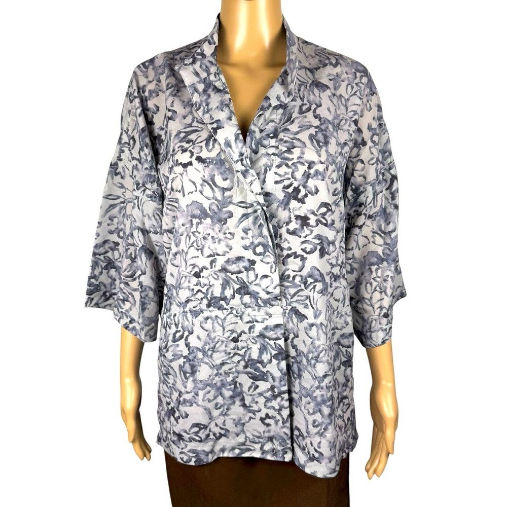 Other Victor Alfaro Collective Floral High Low Shirt Size XS Size XS / US 0-2 / IT 36-38 - 3 Thumbnail