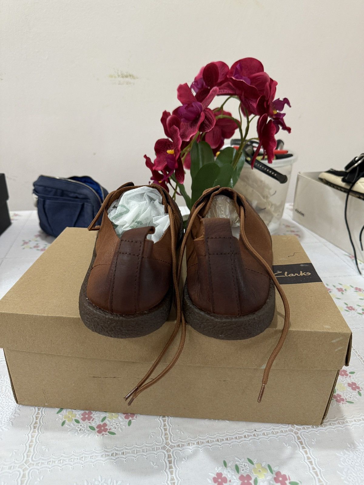 Clarks 🔥🔥🔥ARCHIVE CLARKS LEATHER SHOES Size US 10 / EU 43 - 5 Thumbnail
