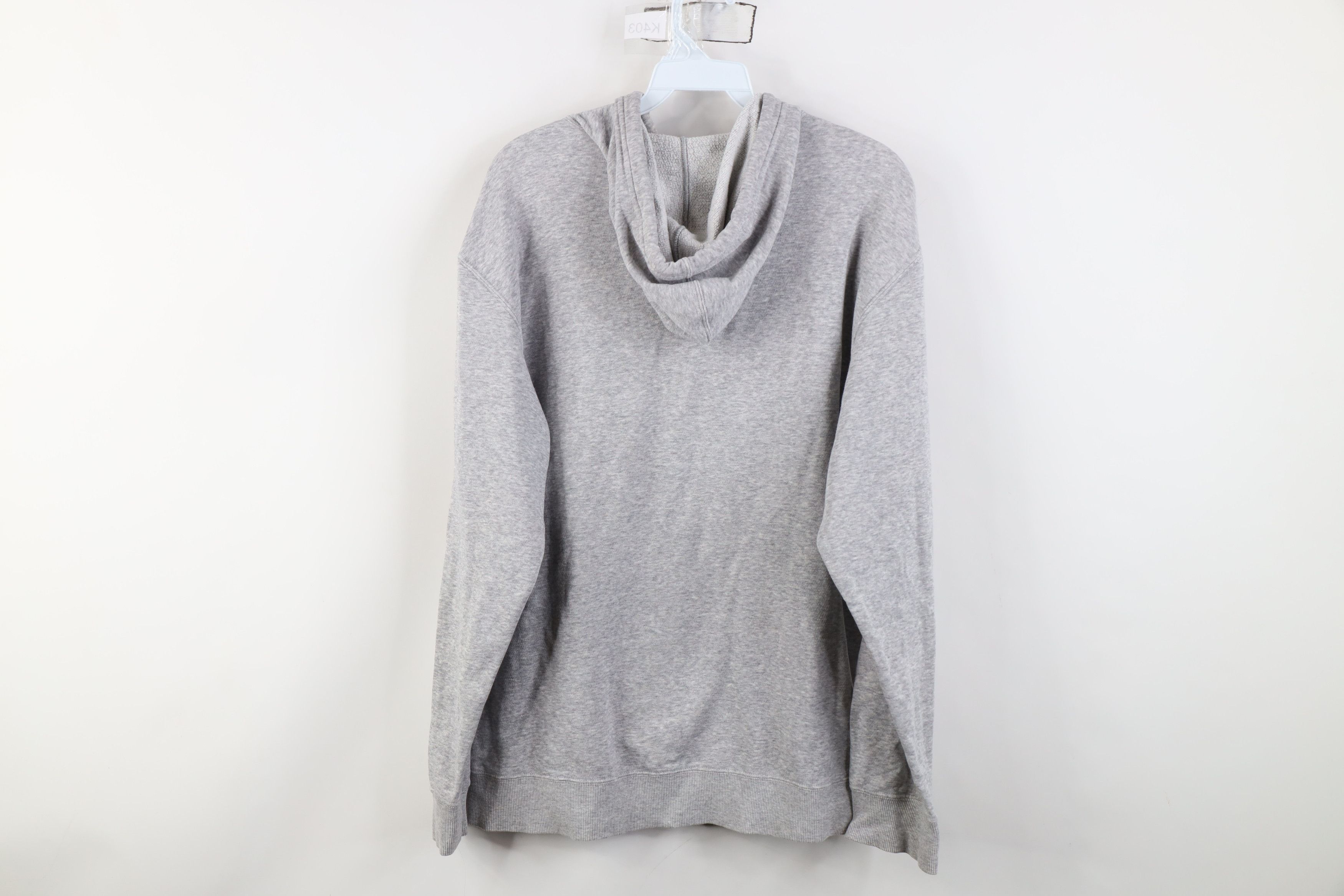 Adidas Vintage Y2K Adidas Striped Hoodie Sweatshirt Heather Gray Size US S / EU 44-46 / 1 - 11 Thumbnail