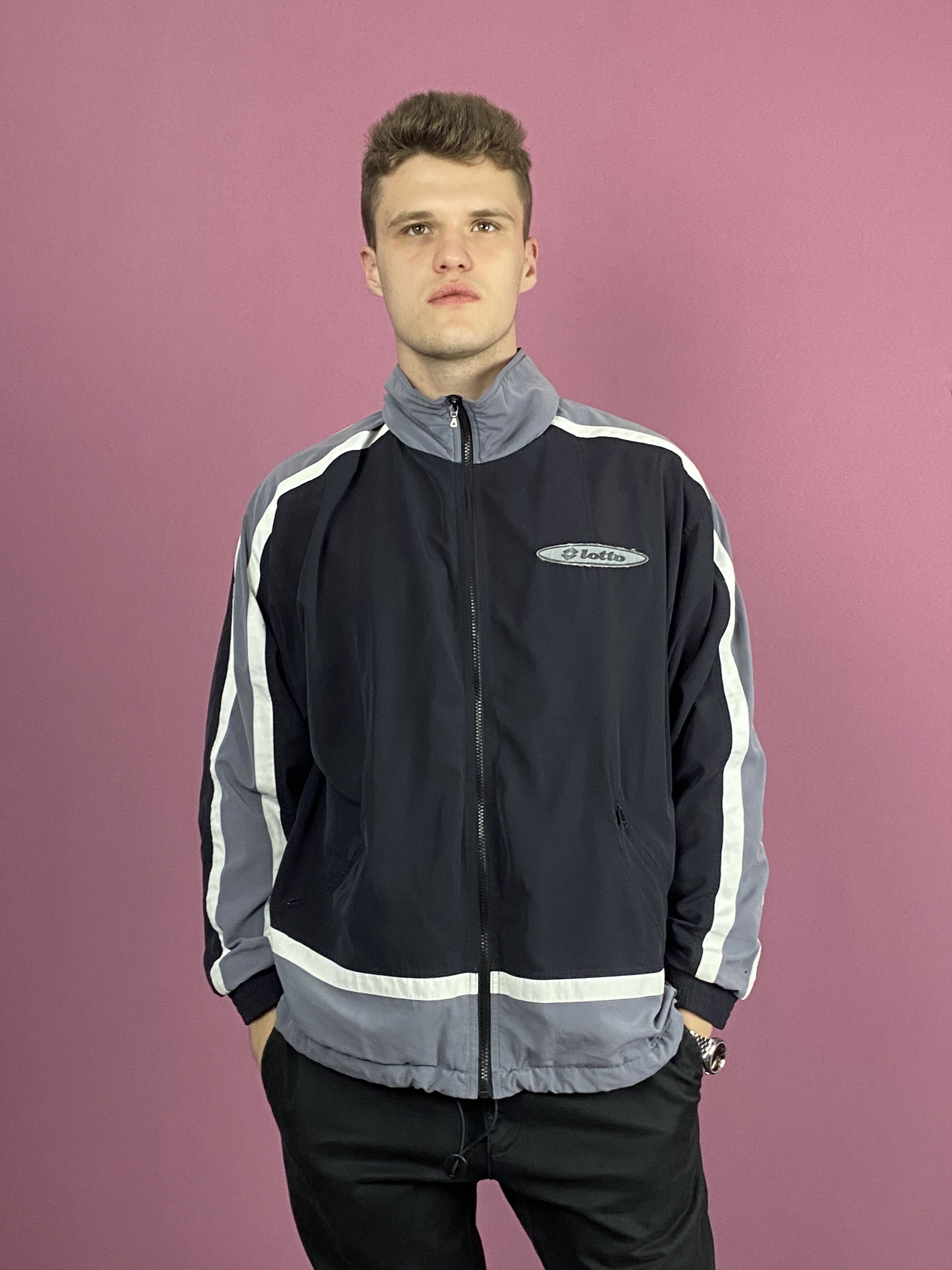 Lotto Sport × Vintage Lotto Vintage Men's Windbreaker Jacket - L Size US L / EU 52-54 / 3 - 1 Thumbnail
