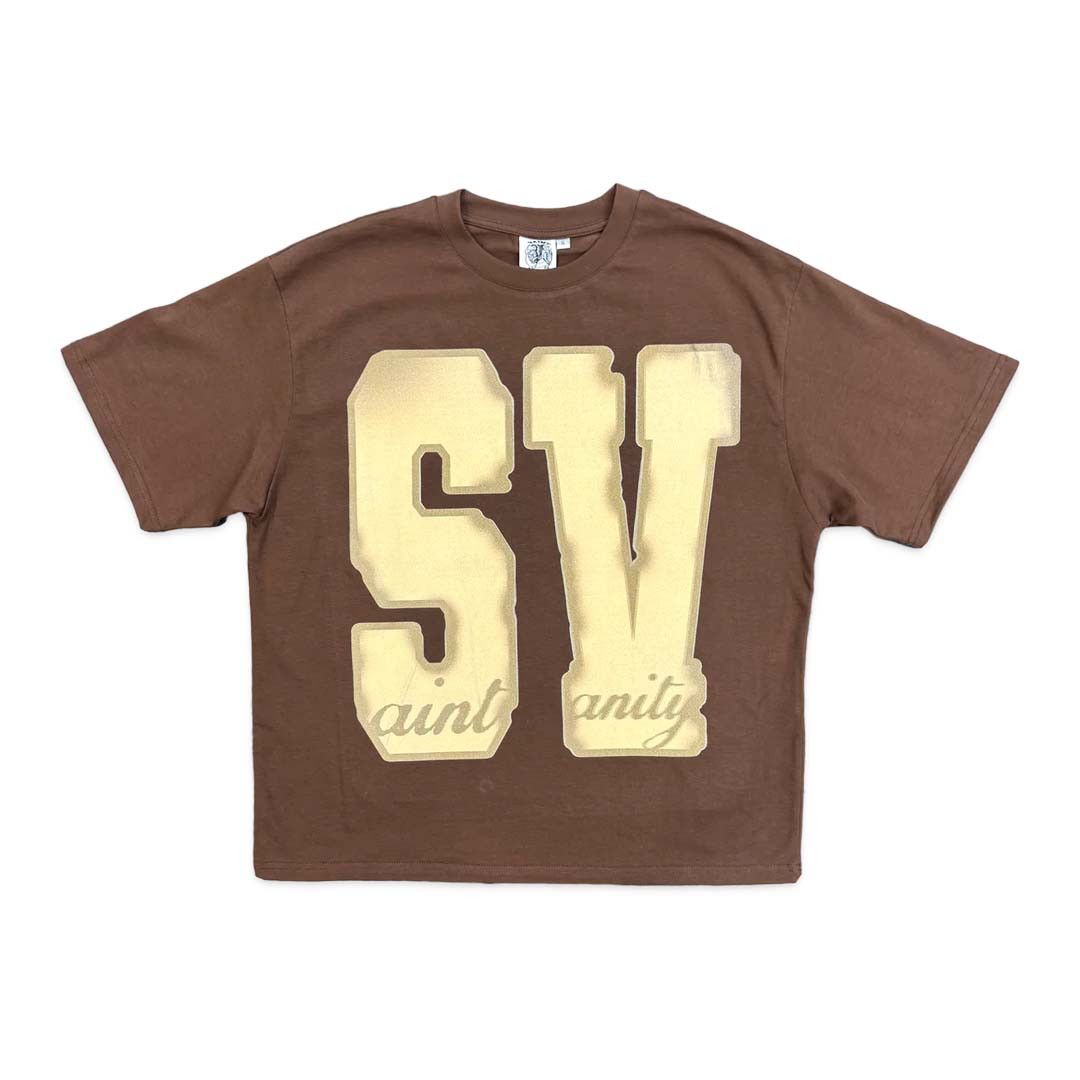 Saint Vanity SV Logo Tee Brown Size US XXL / EU 58 / 5 - 1 Preview