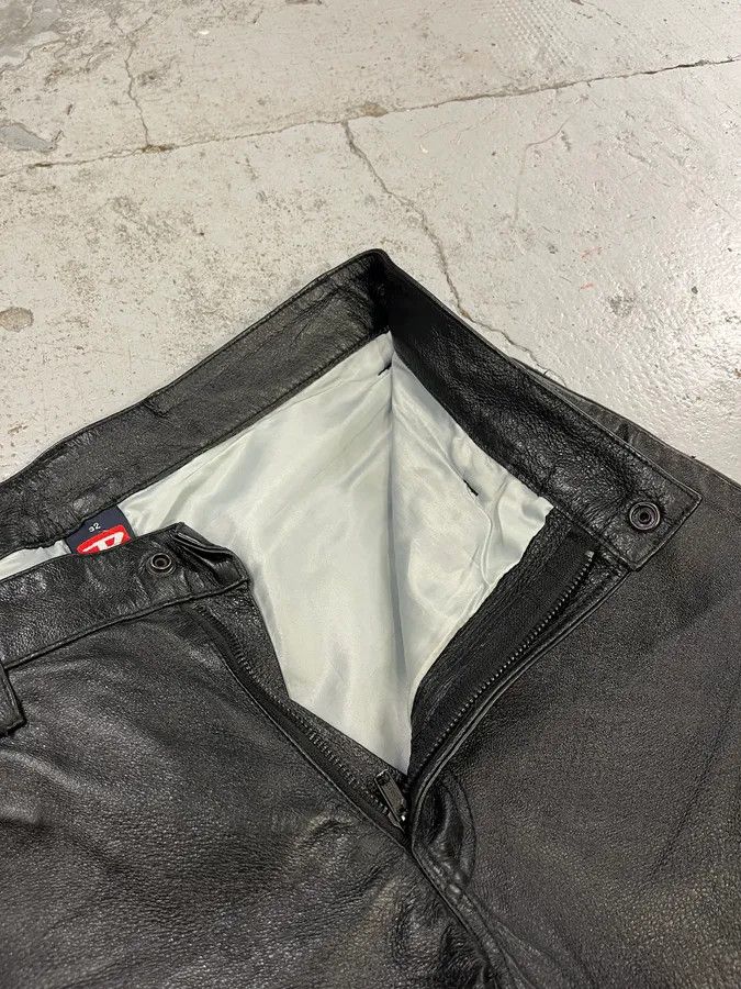 Diesel Diesel Biker Leather Black Pants Size US 30 / EU 46 - 12 Thumbnail
