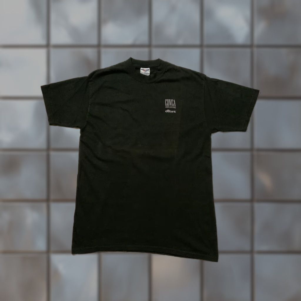 Jerzees VINTAGE 2004 CDVCA’s 10th Anniversary Madame Tussauds NYC Waxcellent Black T-Shirt Sz. L Mens Crew Neck Jerzees T-Shirt Size US L / EU 52-54 / 3 - 1 Thumbnail