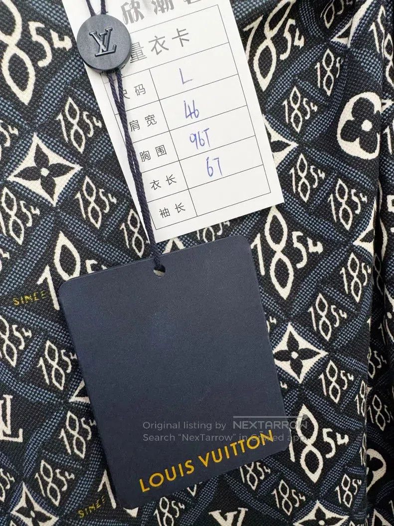 Louis Vuitton Louis Vuitton short sleeves Size L / US 10 / IT 46 - 3 Thumbnail