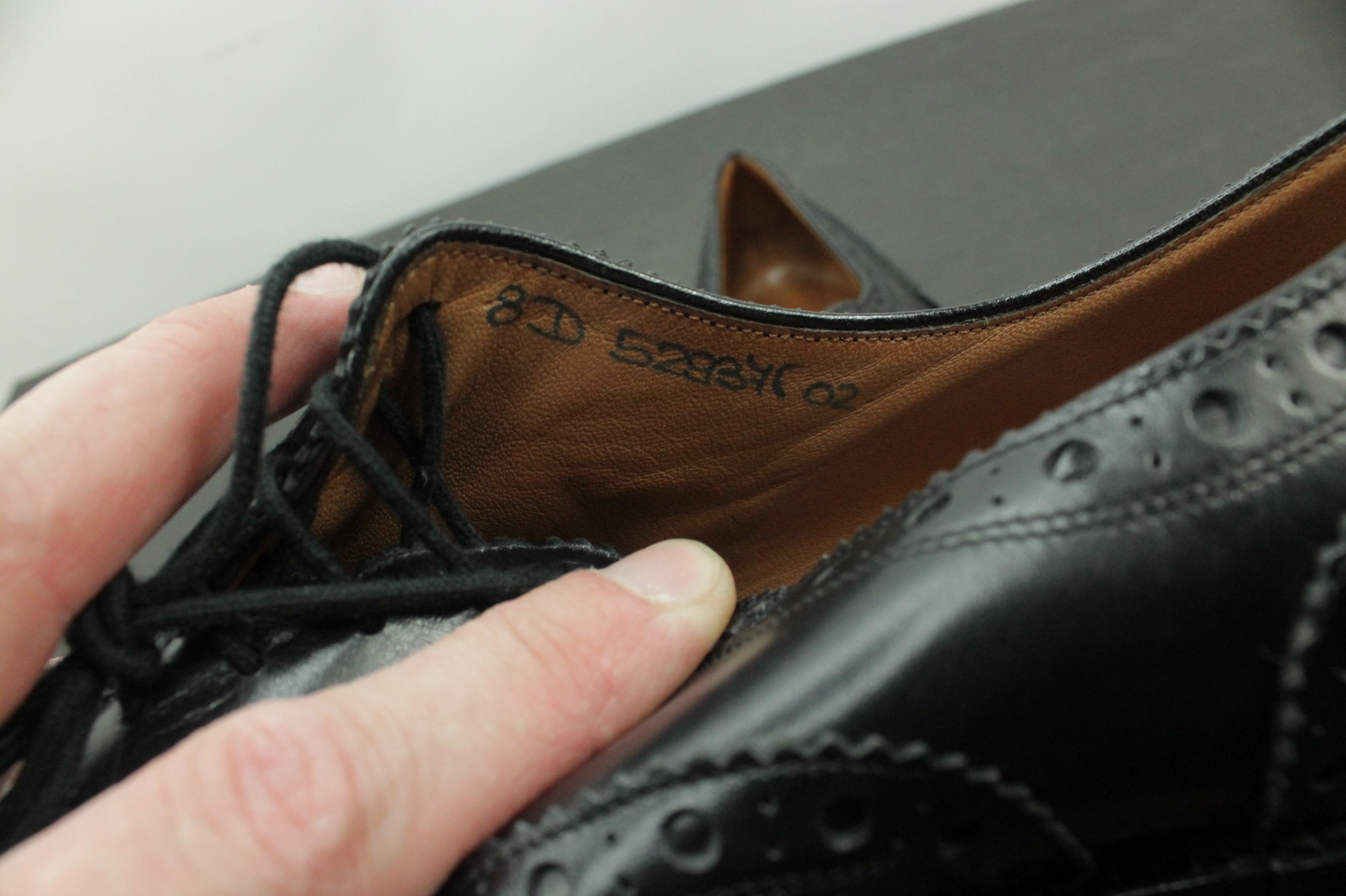 Bally Bally Scribe Handmade Black Oxford Brogue Dress Men's Shoes Size US 9 / EU 42 - 9 Thumbnail