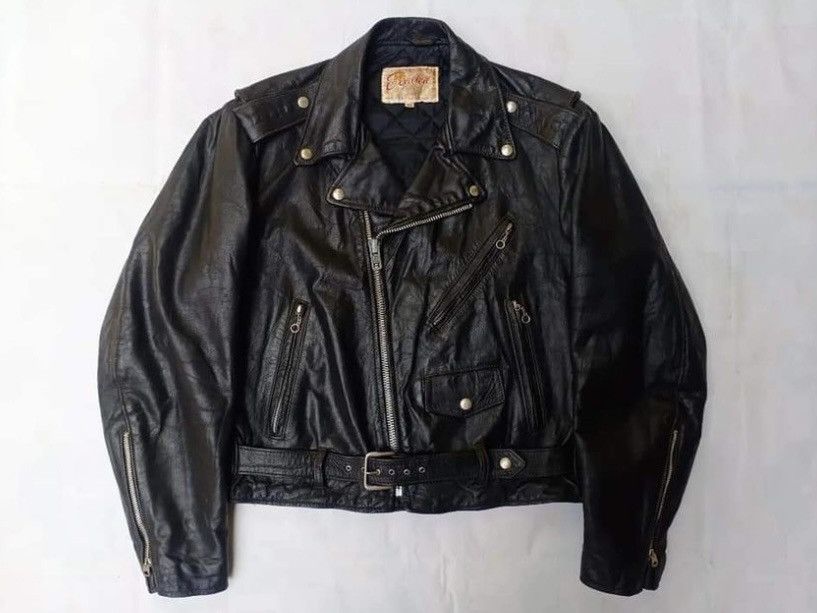 Vintage Vintage 60s Excelled Classic Double Collar Leather Jacket