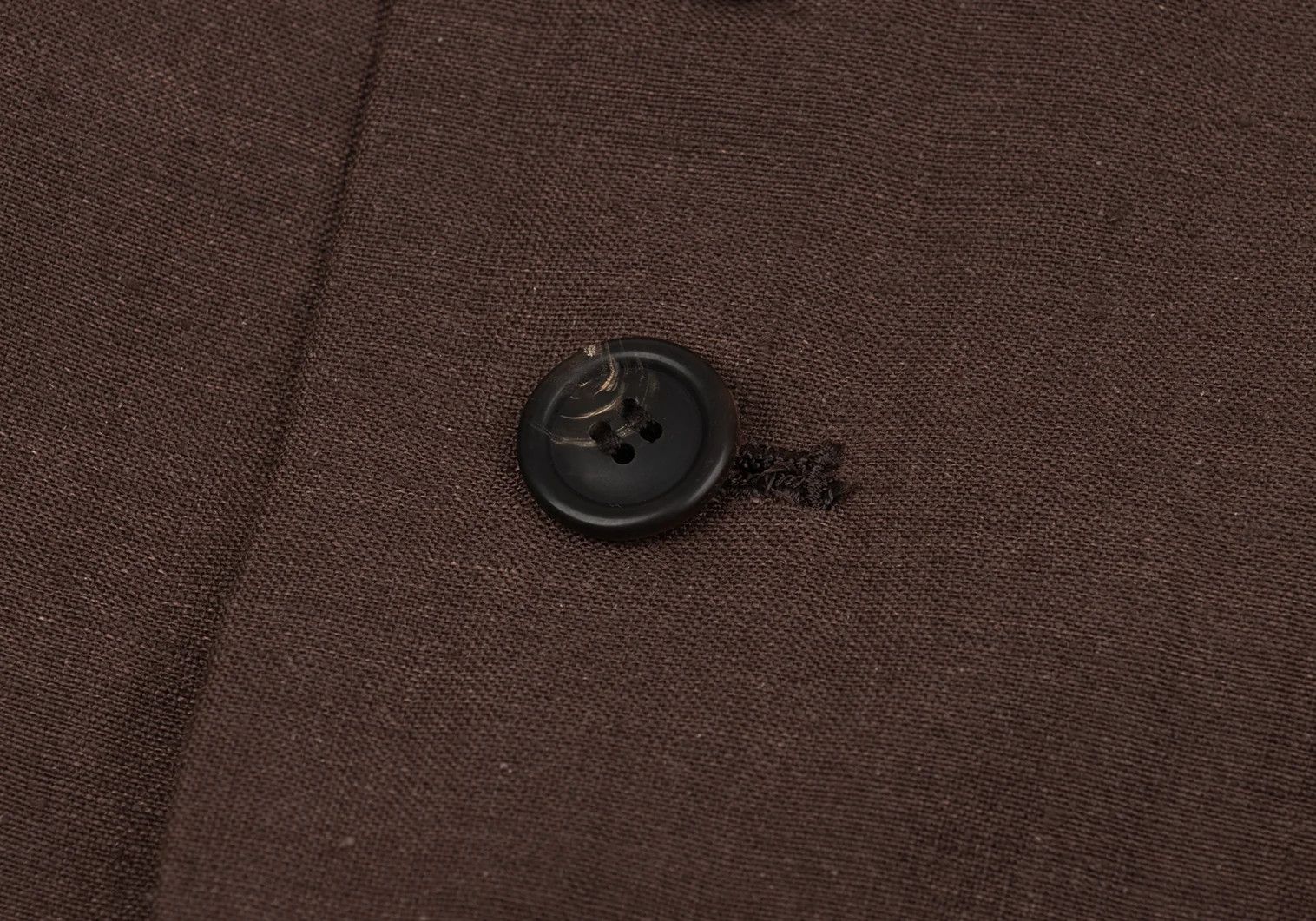 Issey Miyake Linen Silk Vest in Brown, Size L Size US L / EU 52-54 / 3 - 5 Thumbnail