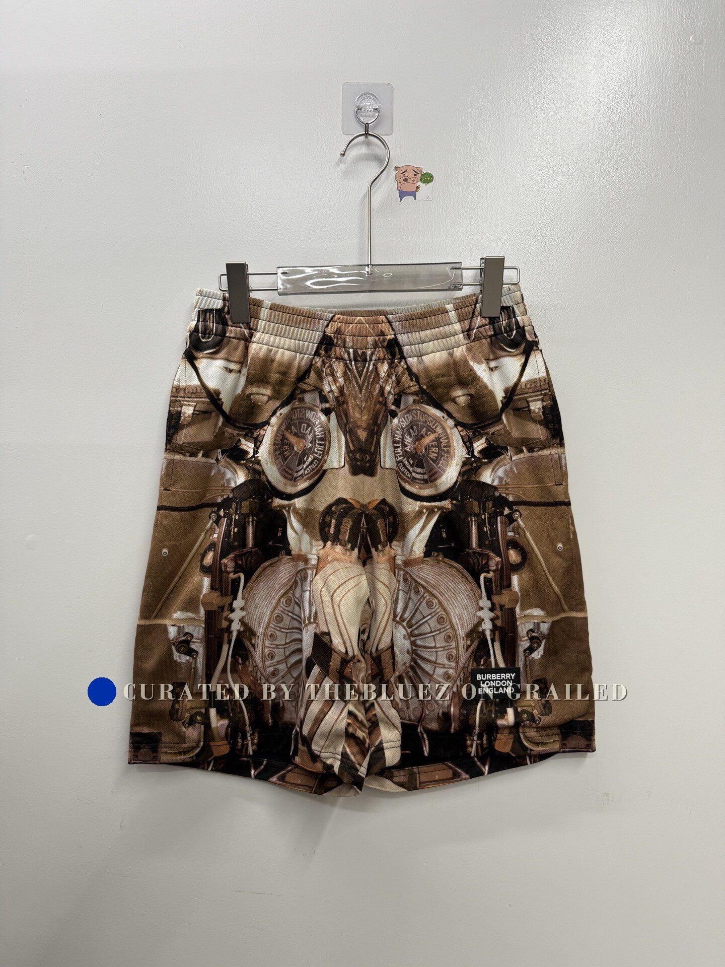 Burberry Burberry Industrial Mechanical Print Shorts Size US 34 / EU 50 - 1 Thumbnail