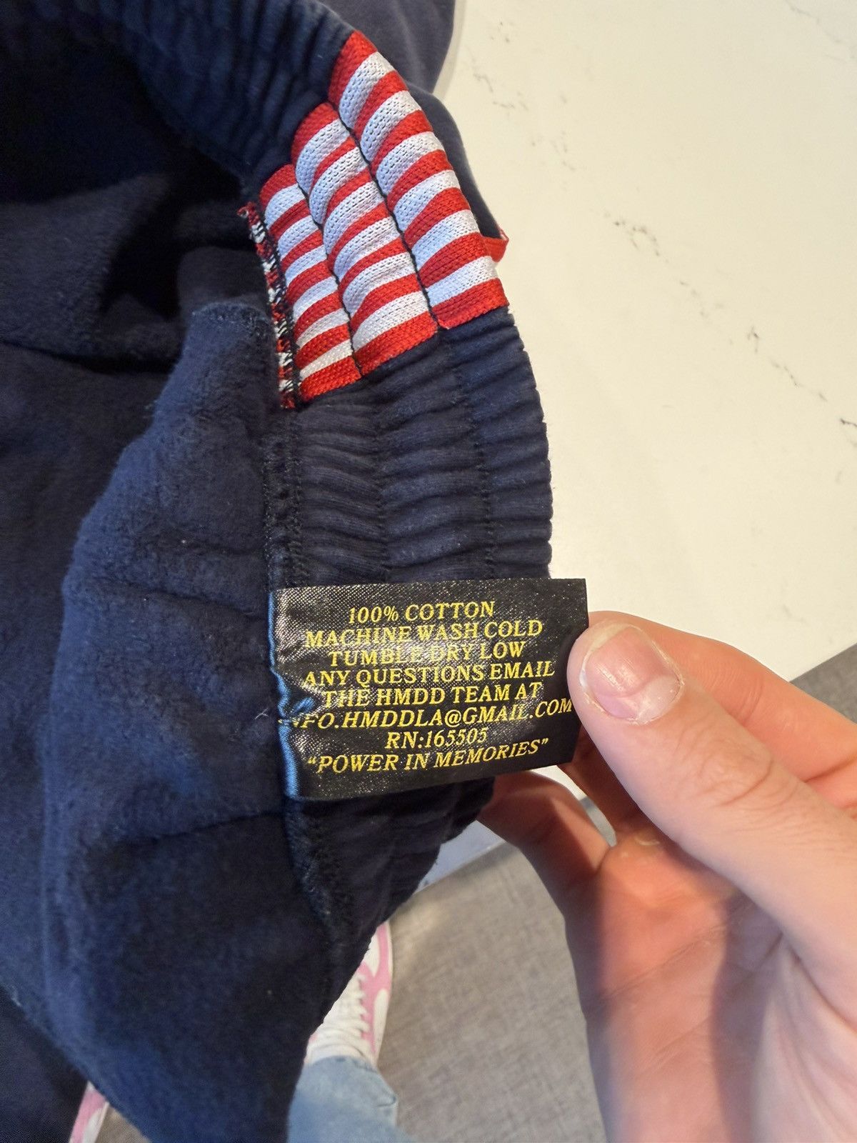 HMDD HMDD Navy Monster Track Sweatpants Size US 35 - 5 Thumbnail