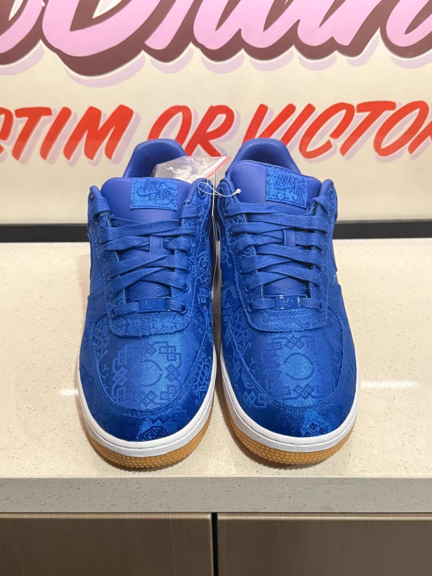 Nike CLOT x Nike Air Force 1 Low 「Blue Silk」unise﻿x sneakers Ｑ20 Size US 8.5 / EU 41-42 - 4 Thumbnail