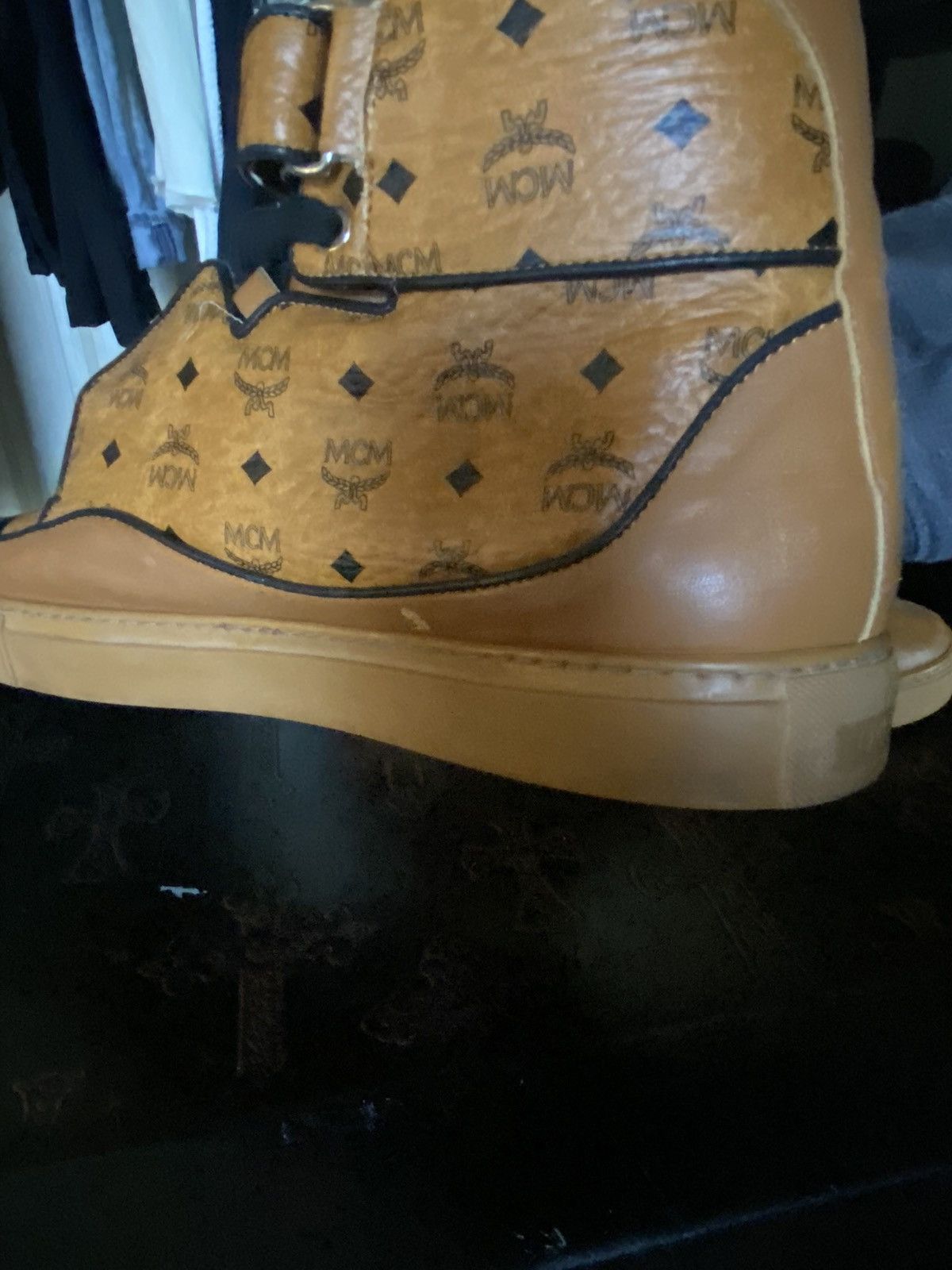 MCM MCM leather high top shoes Size US 11.5 / EU 44-45 - 9 Thumbnail