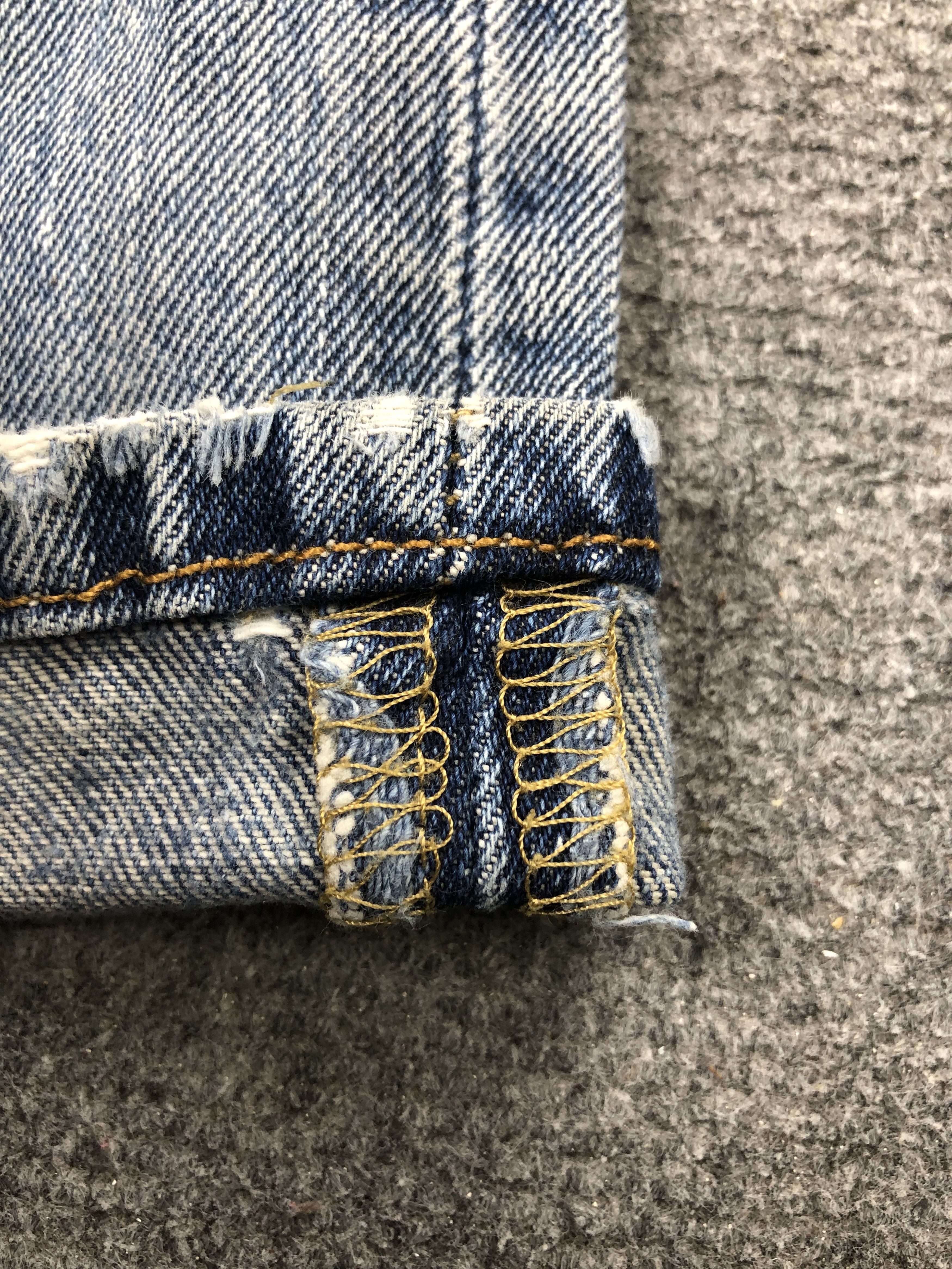 Levi's × Vintage Vintage Levis 501 Faded Blue Jeans Size US 30 / EU 46 - 10 Thumbnail