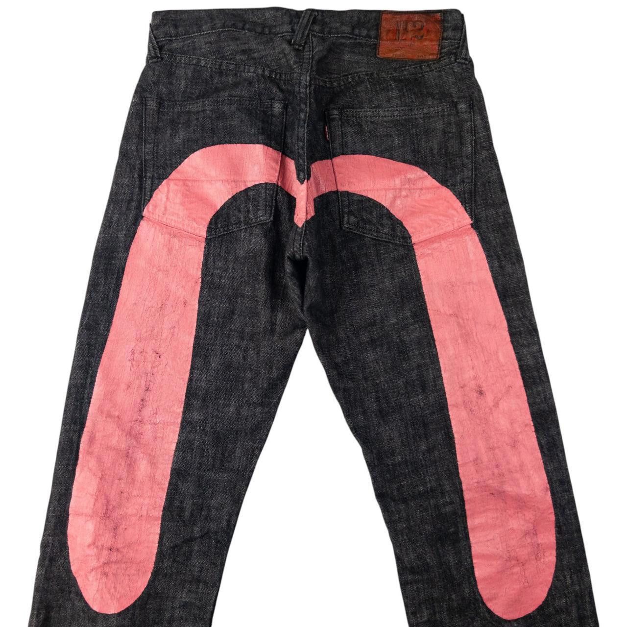 Evisu Vintage Evisu Painted Daicock Japanese Denim Jeans Size W30 Size US 29 - 6 Thumbnail