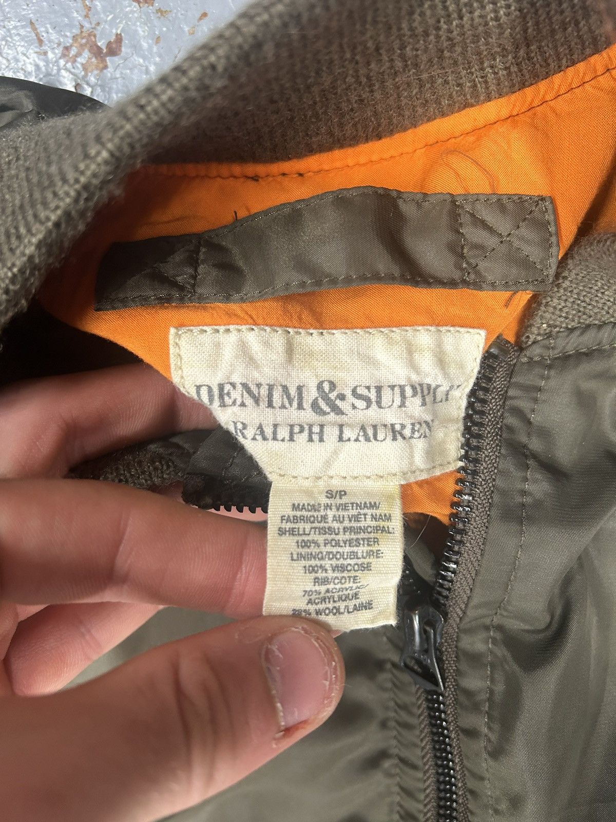 Denim & Supply Ralph Lauren × Polo Ralph Lauren × Vintage Crazy Vintage Y2K Green Polo Ralph Lauren Bomber Jacket Size US S / EU 44-46 / 1 - 2 Thumbnail