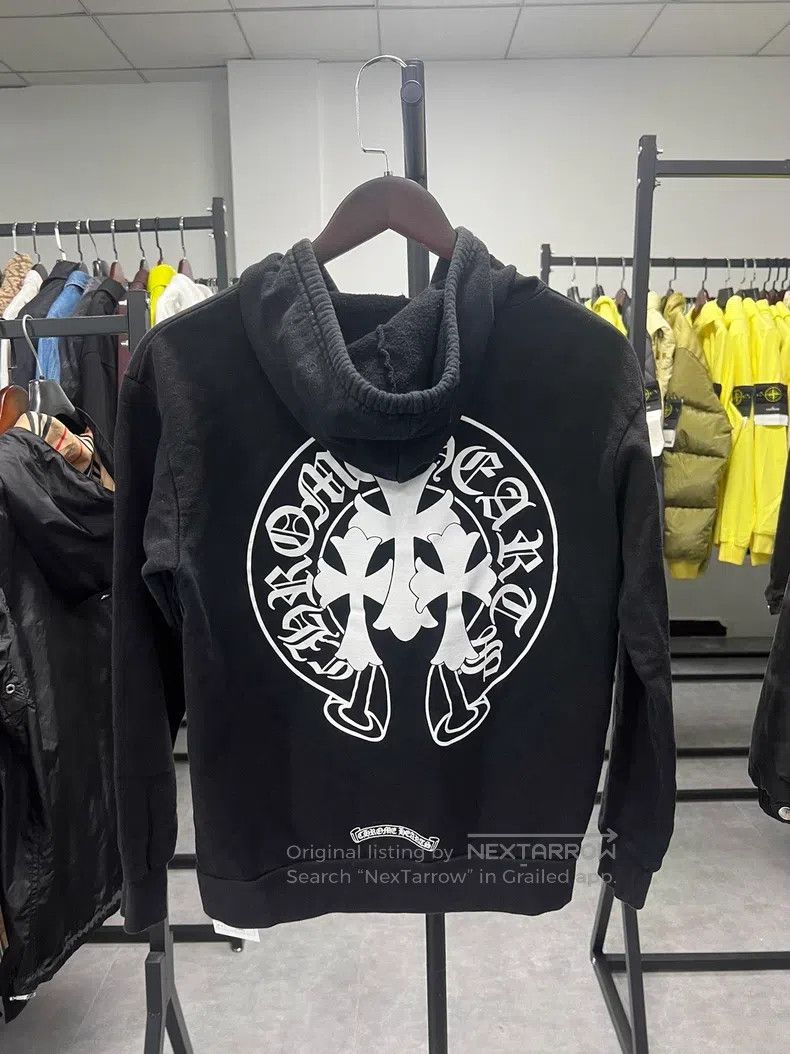 Chrome Hearts CHROME HEARTS Size S Horseshoe cross zipper hoodie Size US S / EU 44-46 / 1 - 1 Thumbnail